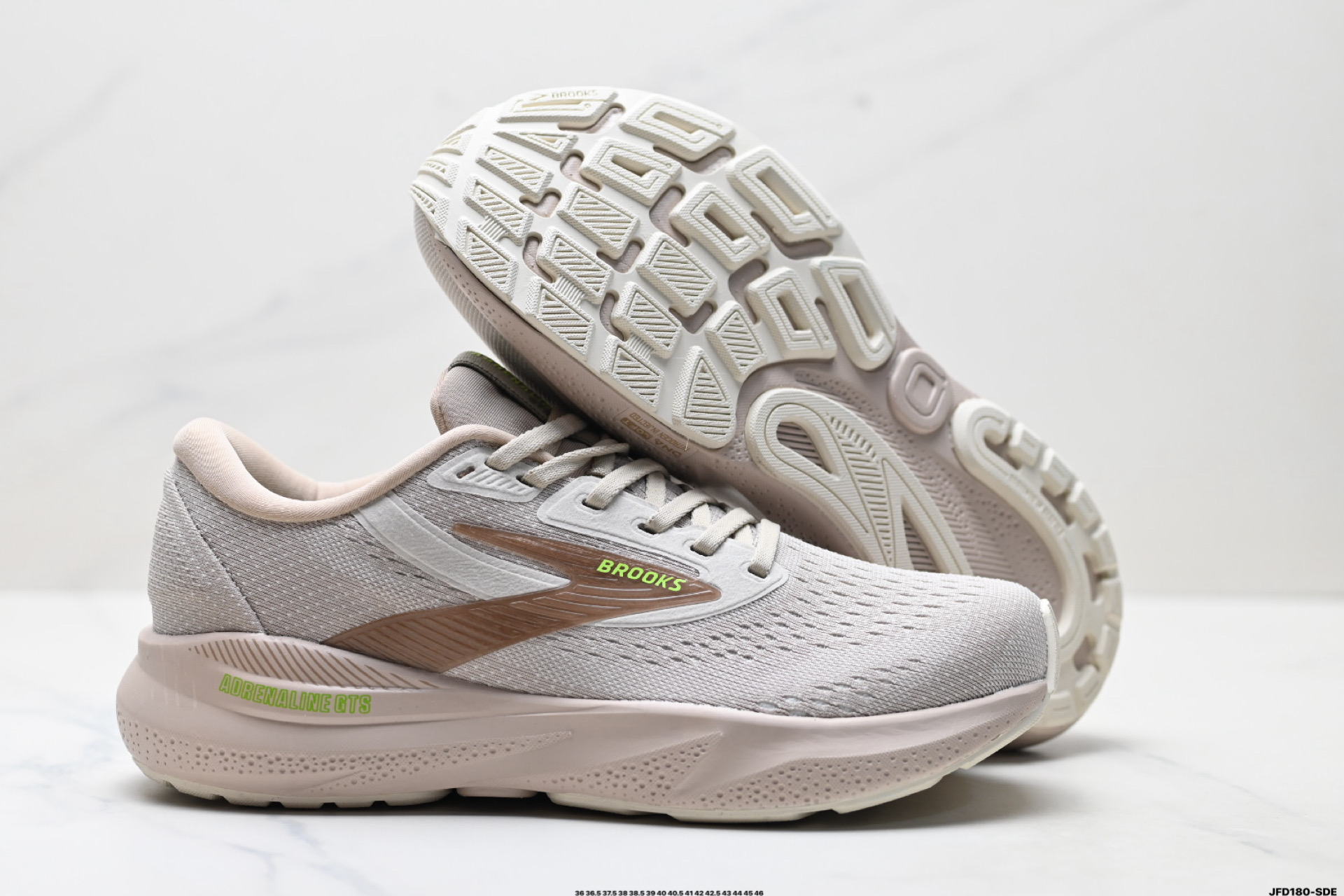 Brooks布鲁克斯 Adrenaline GTS 24跑鞋男子缓震马拉松氮气慢跑鞋 110437 1D 217