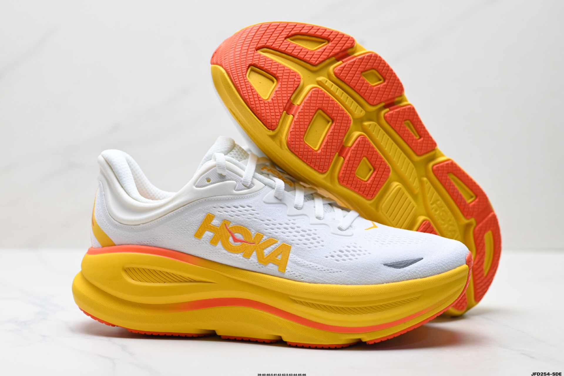 HOKA ONE ONE Bondi 9 复古舒适防滑耐磨 低帮 山地户外跑步鞋 1162011
