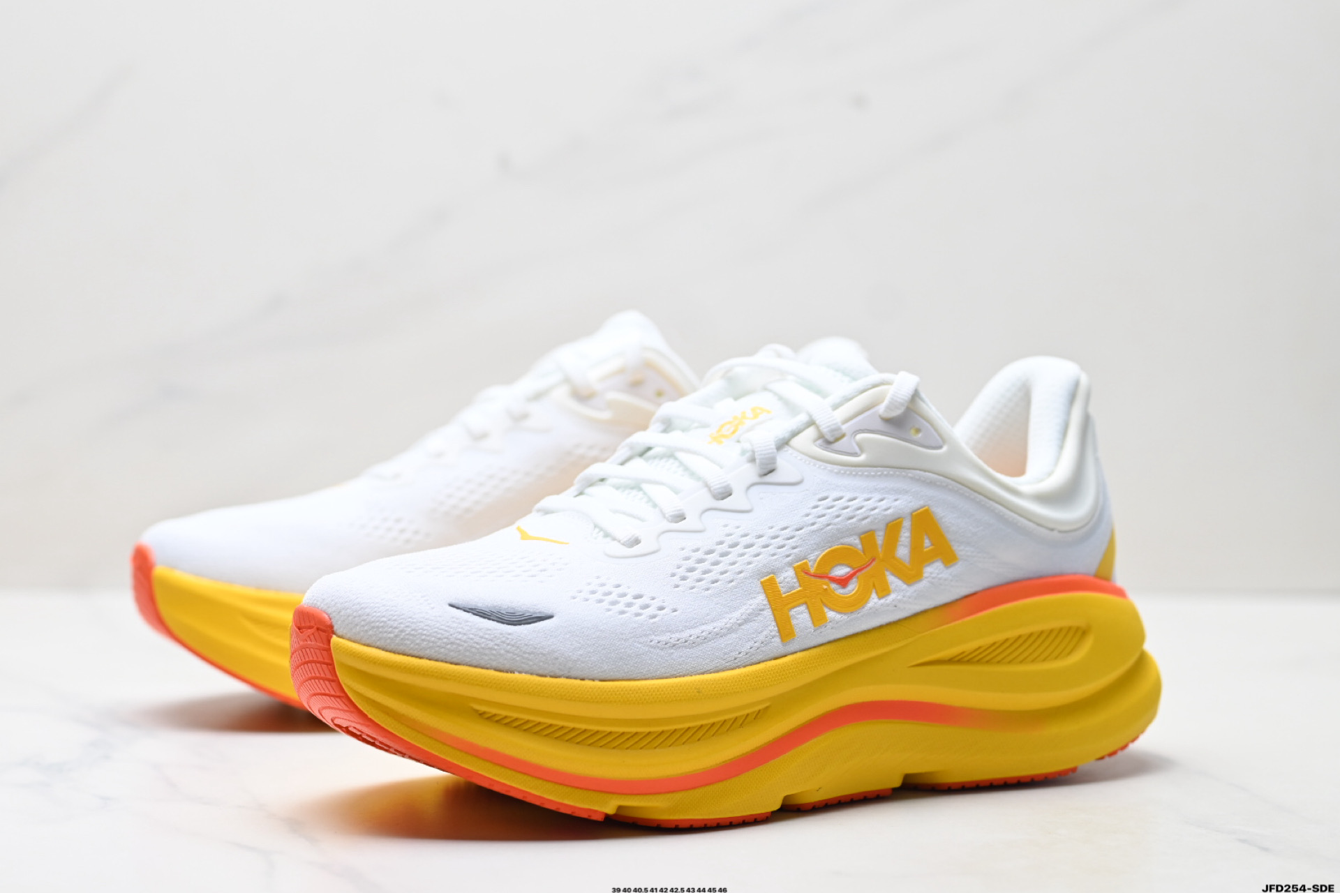 HOKA ONE ONE Bondi 9 复古舒适防滑耐磨 低帮 山地户外跑步鞋 1162011