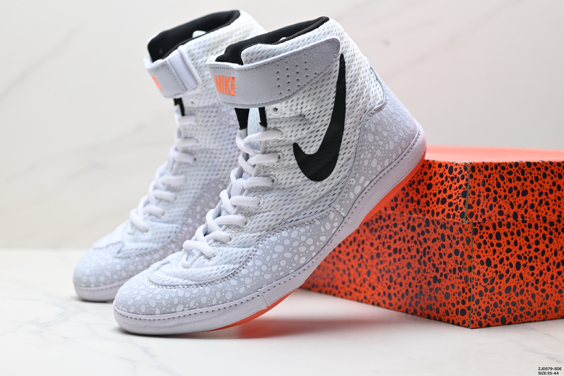 Nike Inflict Zapatos de Entrenamiento de Lucha Profesional - Blanco/Negro 9 i1754153183409 9373 0 7