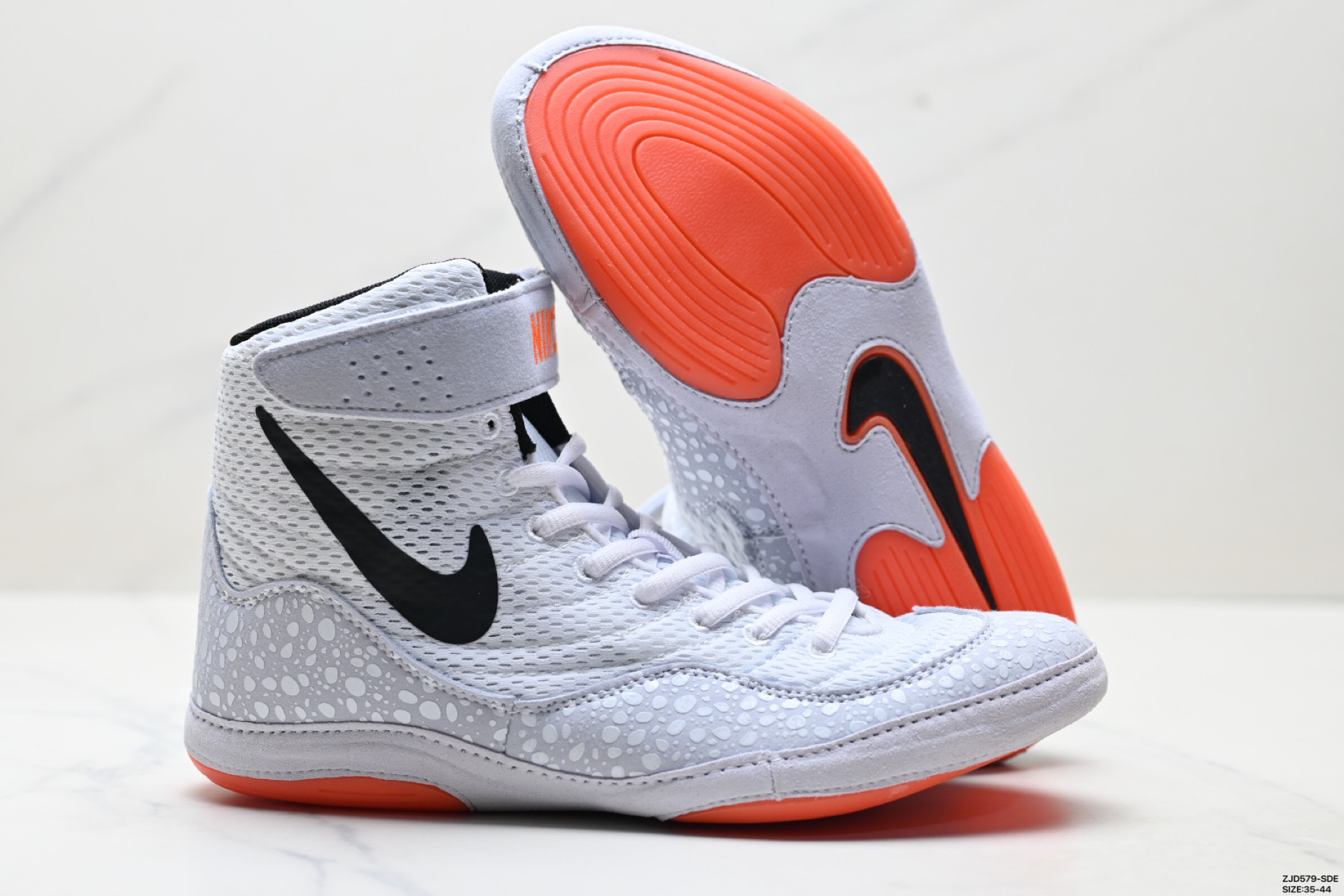 Nike Inflict Zapatos de Entrenamiento de Lucha Profesional - Blanco/Negro 6 i1754153184656 1794 0 4