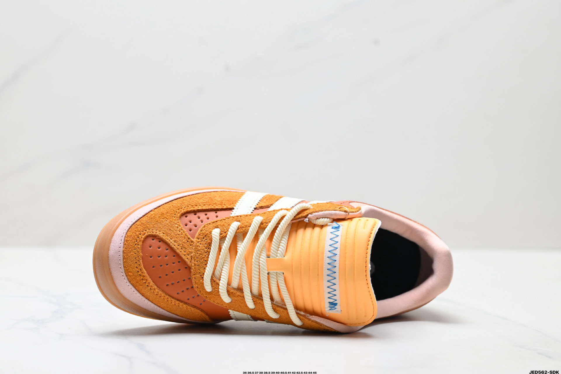 Bad Bunny x AdidOriginals Gazelle INdoor 三叶草休闲防滑耐磨低帮板鞋  JS5050