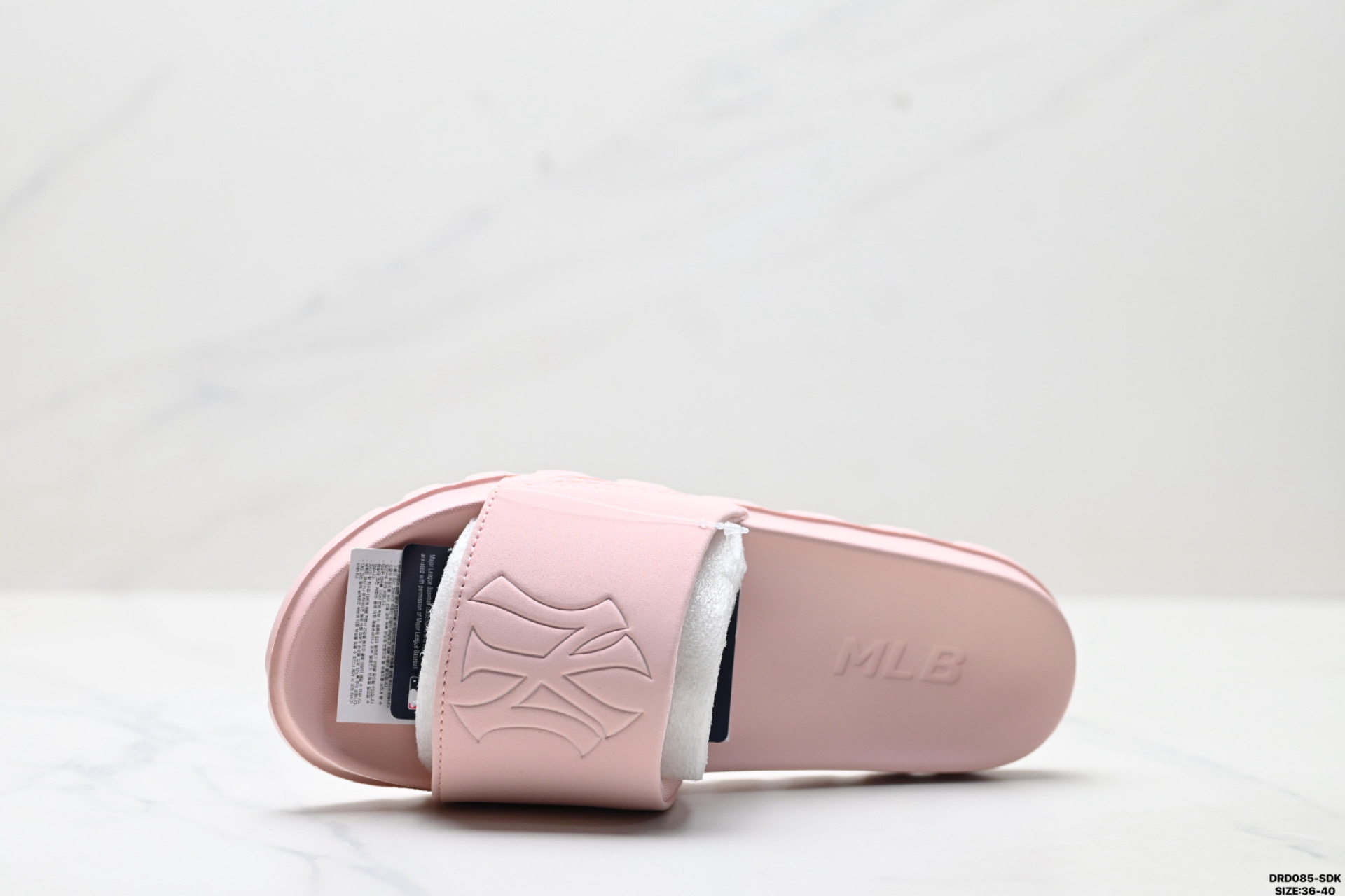 MLB MOUNDER MONOGRAM 舒适柔软 防磨一字拖鞋 3ALPSB053