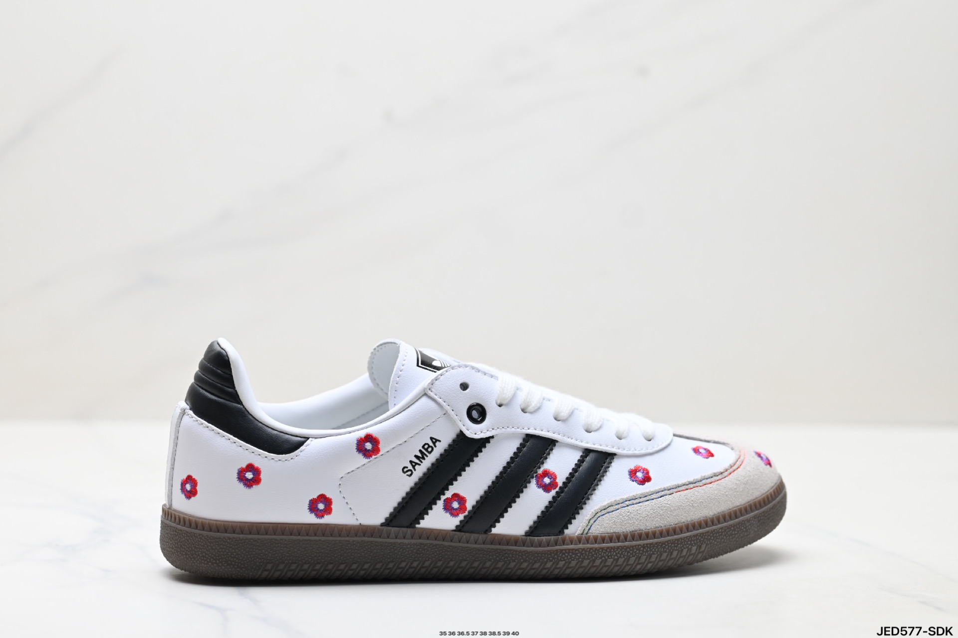 AdidOriginals Samba OG ‘DIY’桑巴舞系列 阿迪达斯 三叶草绅士德训足球风百搭低帮休闲运动板鞋  lF4391