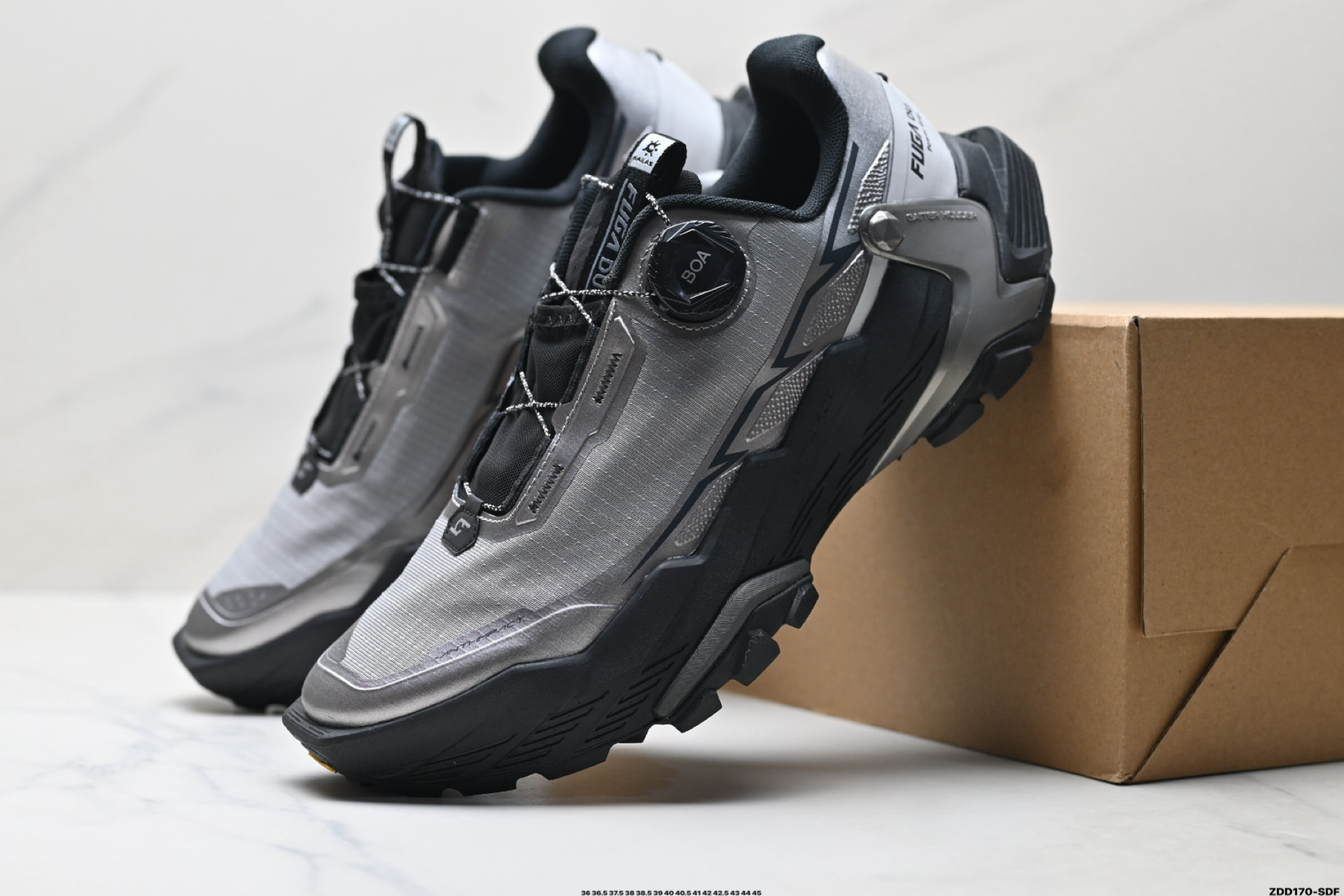 凯乐石 KAILFUGA DU BOA 大坡王轻越野徒步网布TPU减震防滑透气支撑回弹 低帮 超强抓地力登山鞋  KS243317LA