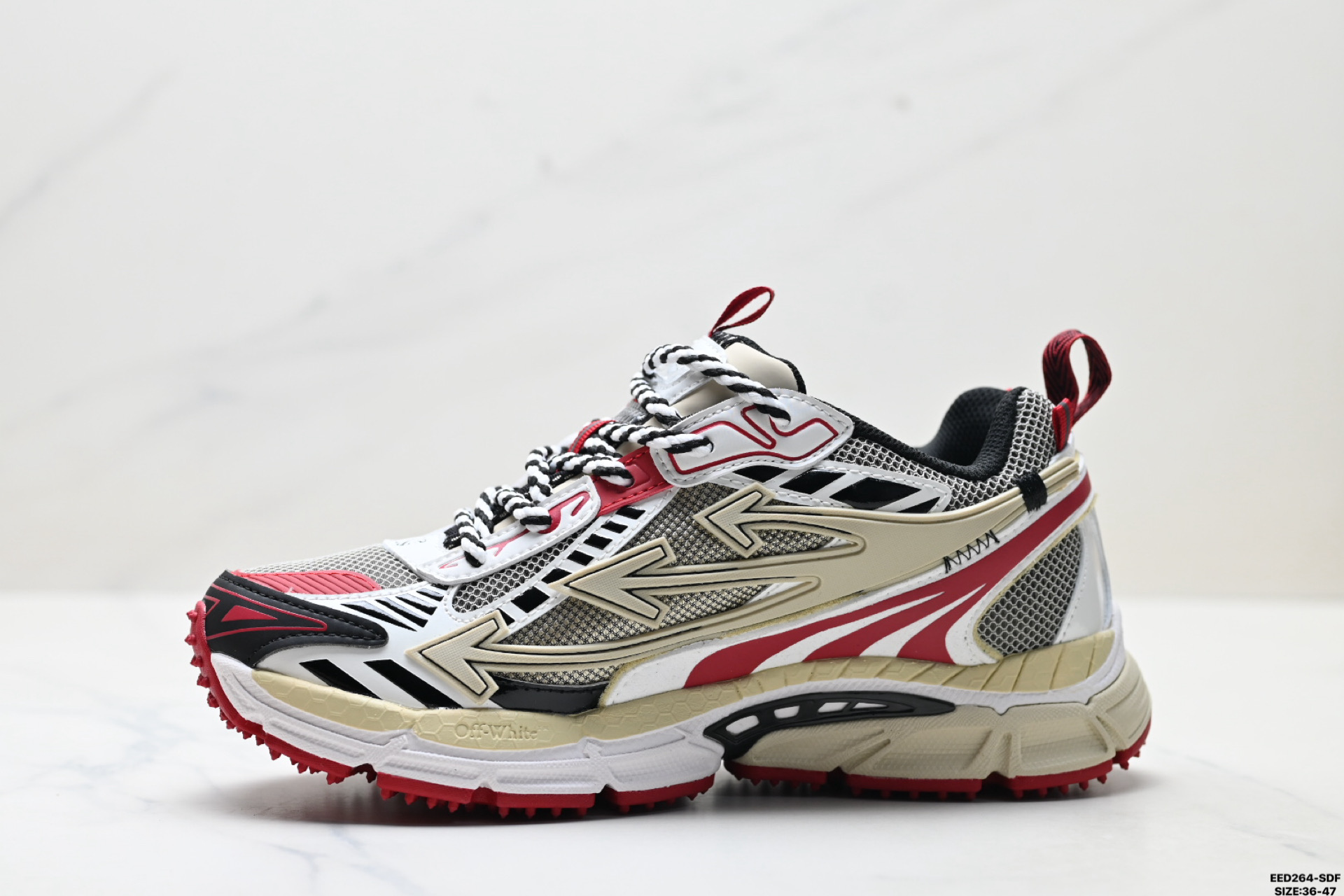 纯原OFF-WHITE Be Right Back 厚底系带 低帮 生活休闲鞋