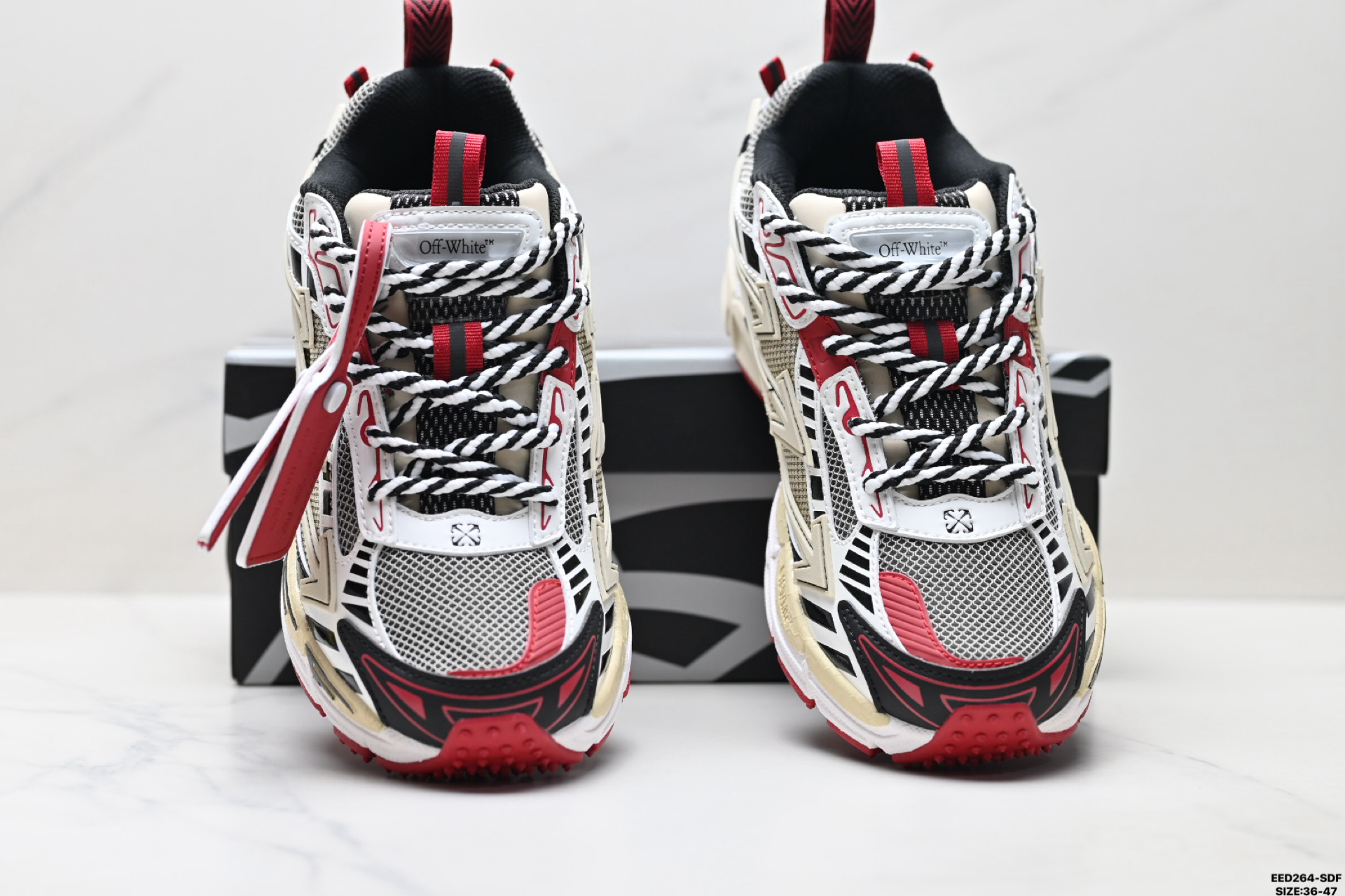 纯原OFF-WHITE Be Right Back 厚底系带 低帮 生活休闲鞋