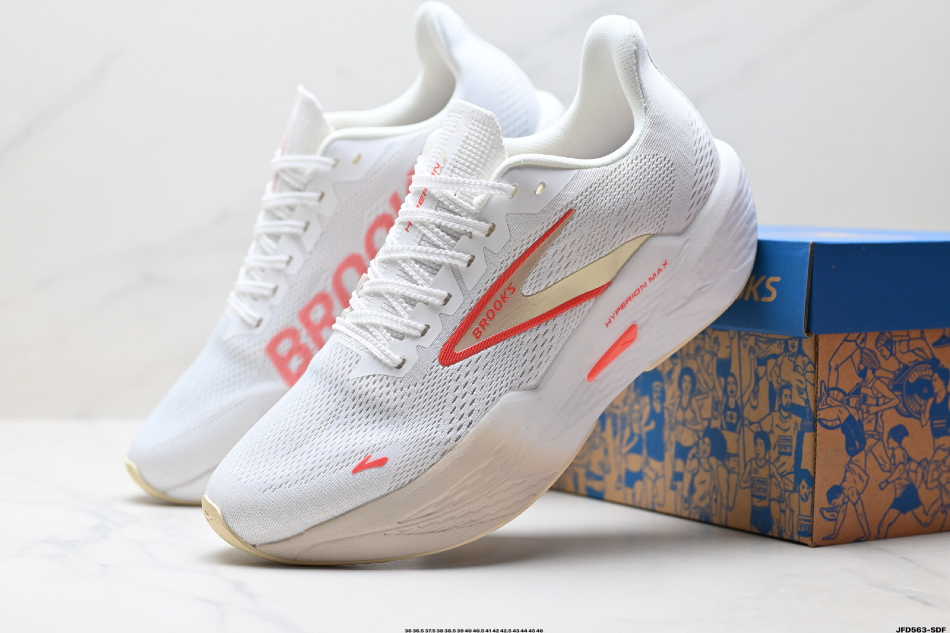 BROOKS布鲁克斯Hyperion Max 2 烈风2 减震竞速马拉松专业跑鞋 120423 1D 173