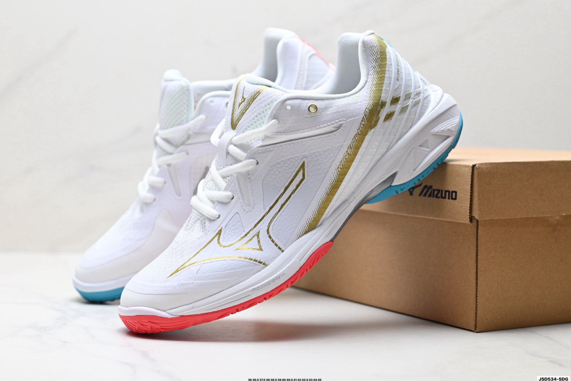 Mizuno美津浓 WAVE CLAW 3 舒适百搭 减震防滑耐磨 低帮羽毛球鞋 71GA24