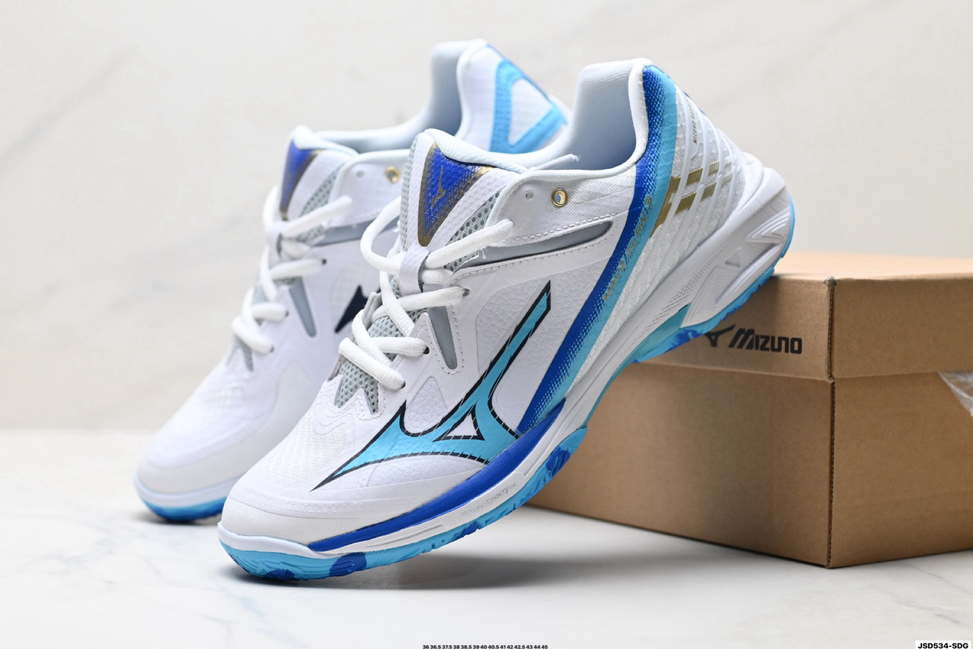 Mizuno美津浓 WAVE CLAW 3 舒适百搭 减震防滑耐磨 低帮羽毛球鞋 71GA24