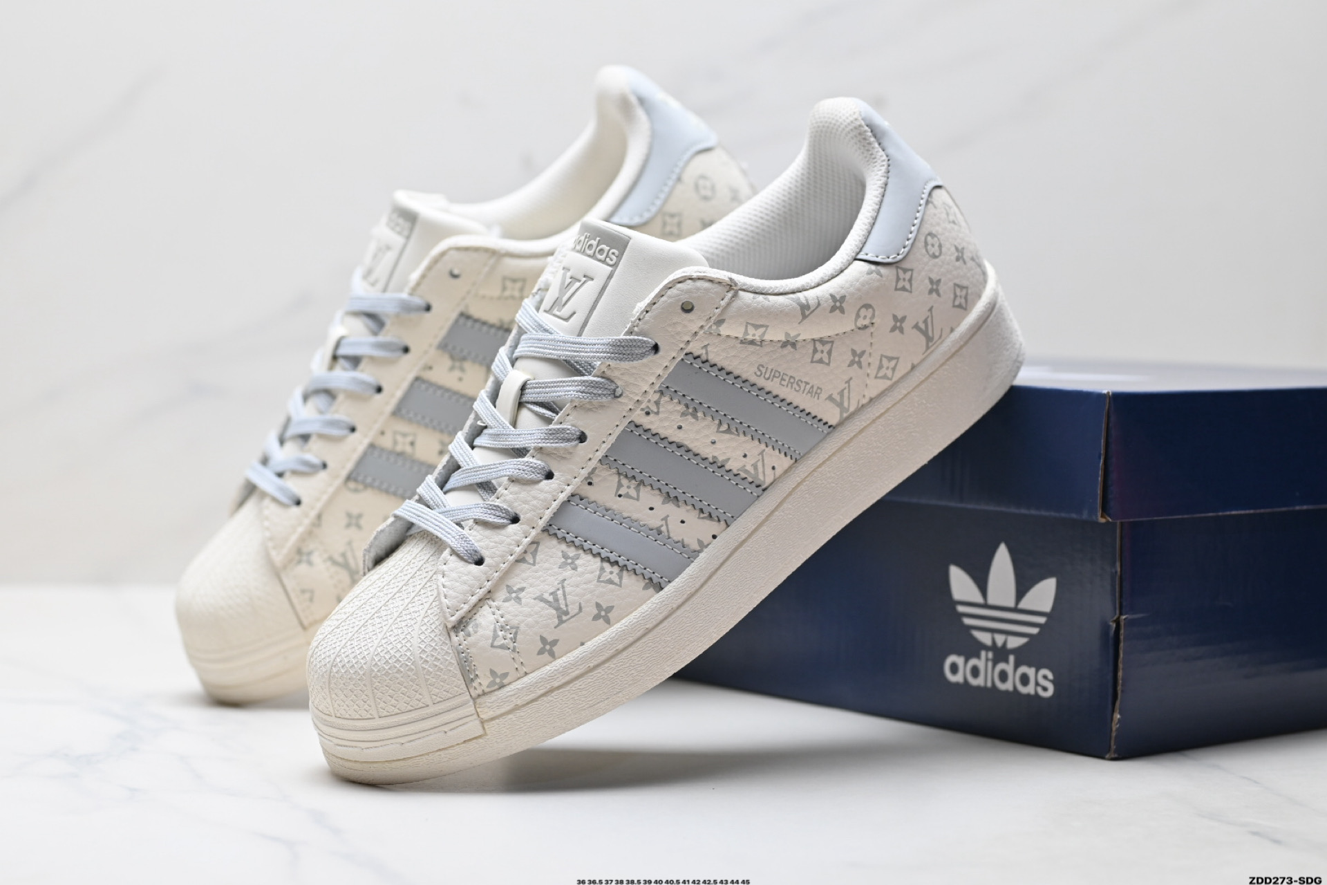 AdidOriginals Superstar 阿迪达斯 三叶草 贝壳头’DIY’系列低帮经典百搭休闲运动板鞋 DS0012