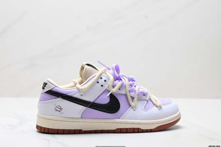 Nike Dunk Low Retro Casual Sneakers - HJ7673-100, Low-Top, White/Purple 1 Nike Dunk Low Retro Casual Sneakers – HJ7673-100, Low-Top, White/Purple