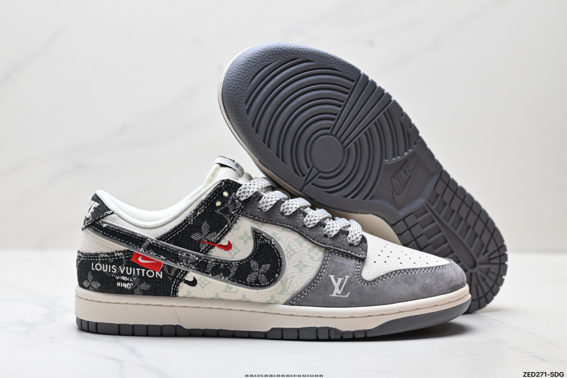 270 Nike Dunk Low Retro ‘DIY高端定制’耐克 低帮休闲运动板鞋  YX5066-387