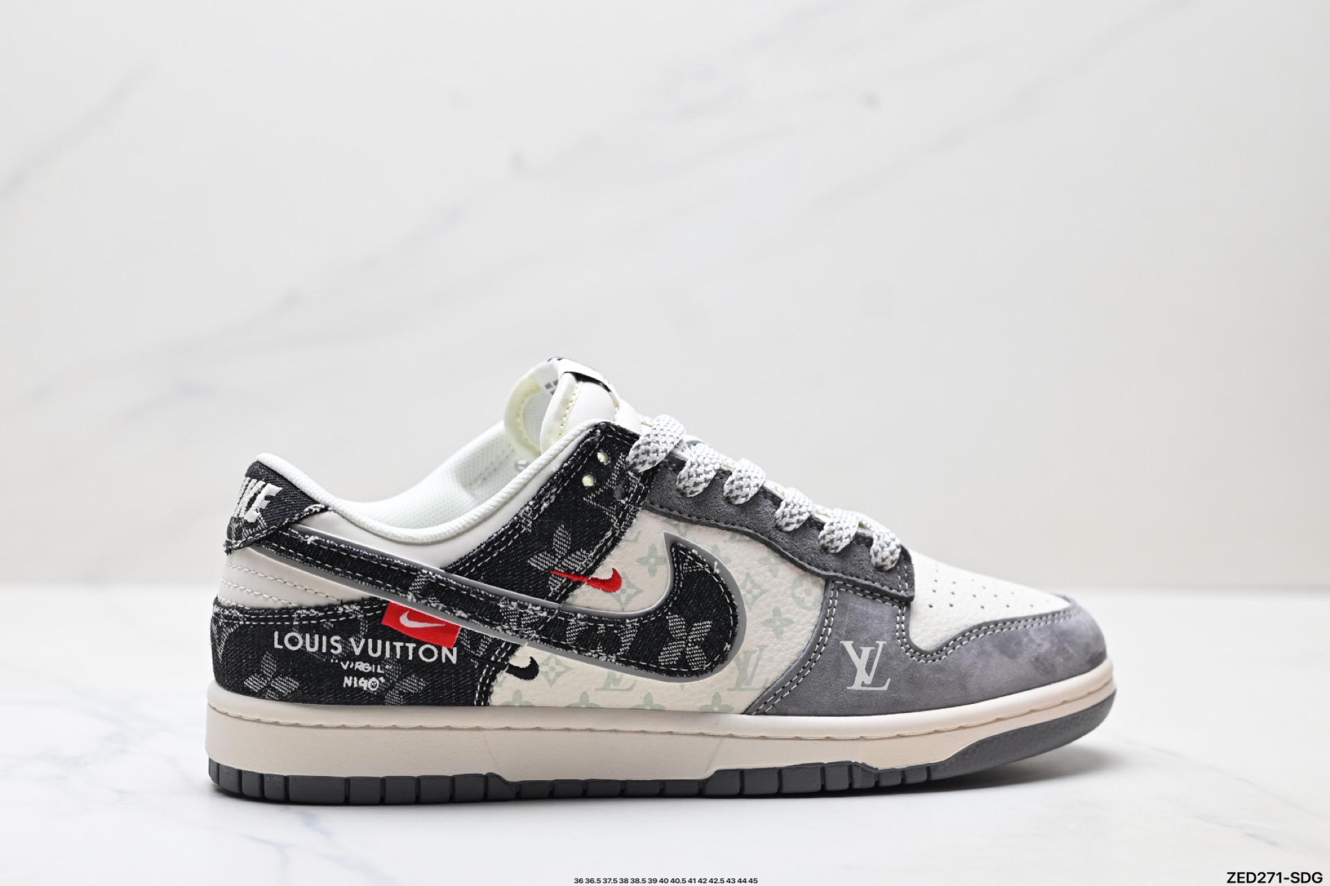 270 Nike Dunk Low Retro ‘DIY高端定制’耐克 低帮休闲运动板鞋  YX5066-387
