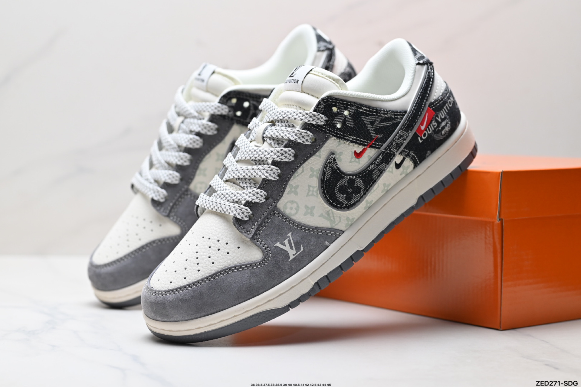 270 Nike Dunk Low Retro ‘DIY高端定制’耐克 低帮休闲运动板鞋  YX5066-387