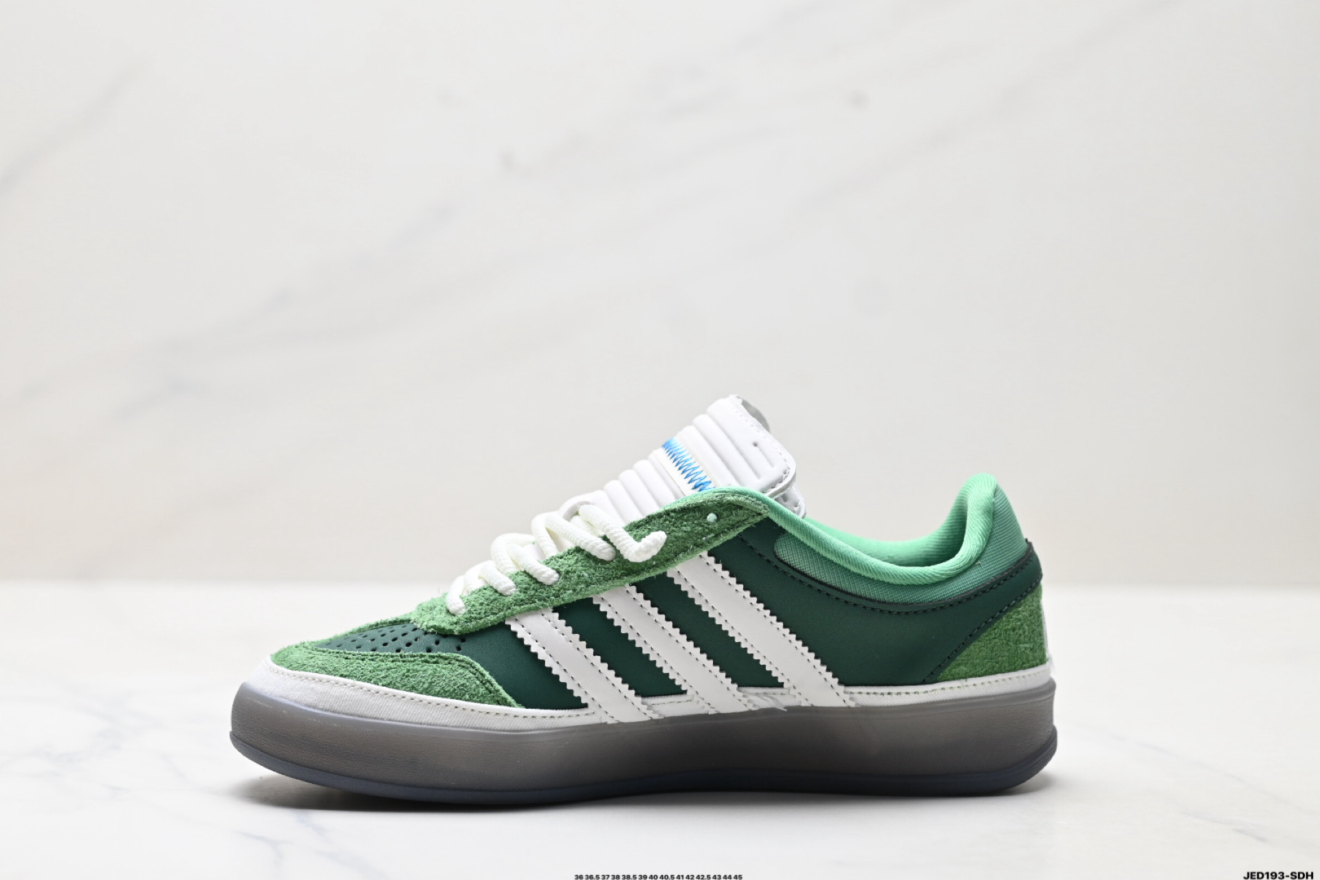 Bad Bunny x AdidOriginals Gazelle INdoor 三叶草休闲防滑耐磨低帮板鞋 JS5049