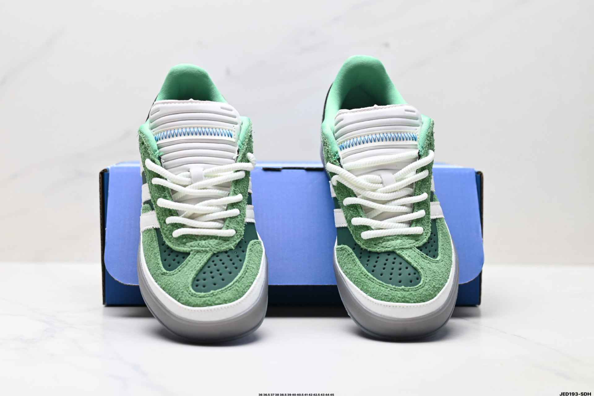 Bad Bunny x AdidOriginals Gazelle INdoor 三叶草休闲防滑耐磨低帮板鞋 JS5049