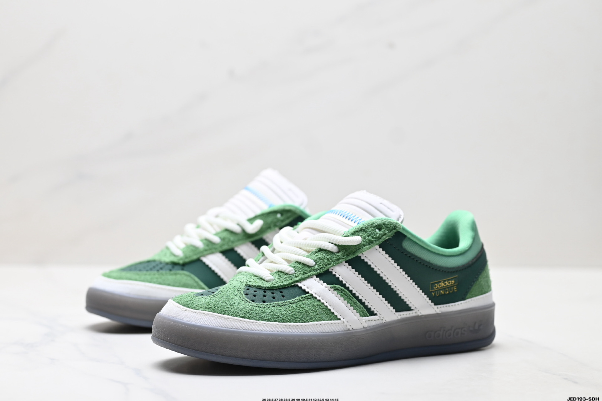 Bad Bunny x AdidOriginals Gazelle INdoor 三叶草休闲防滑耐磨低帮板鞋 JS5049