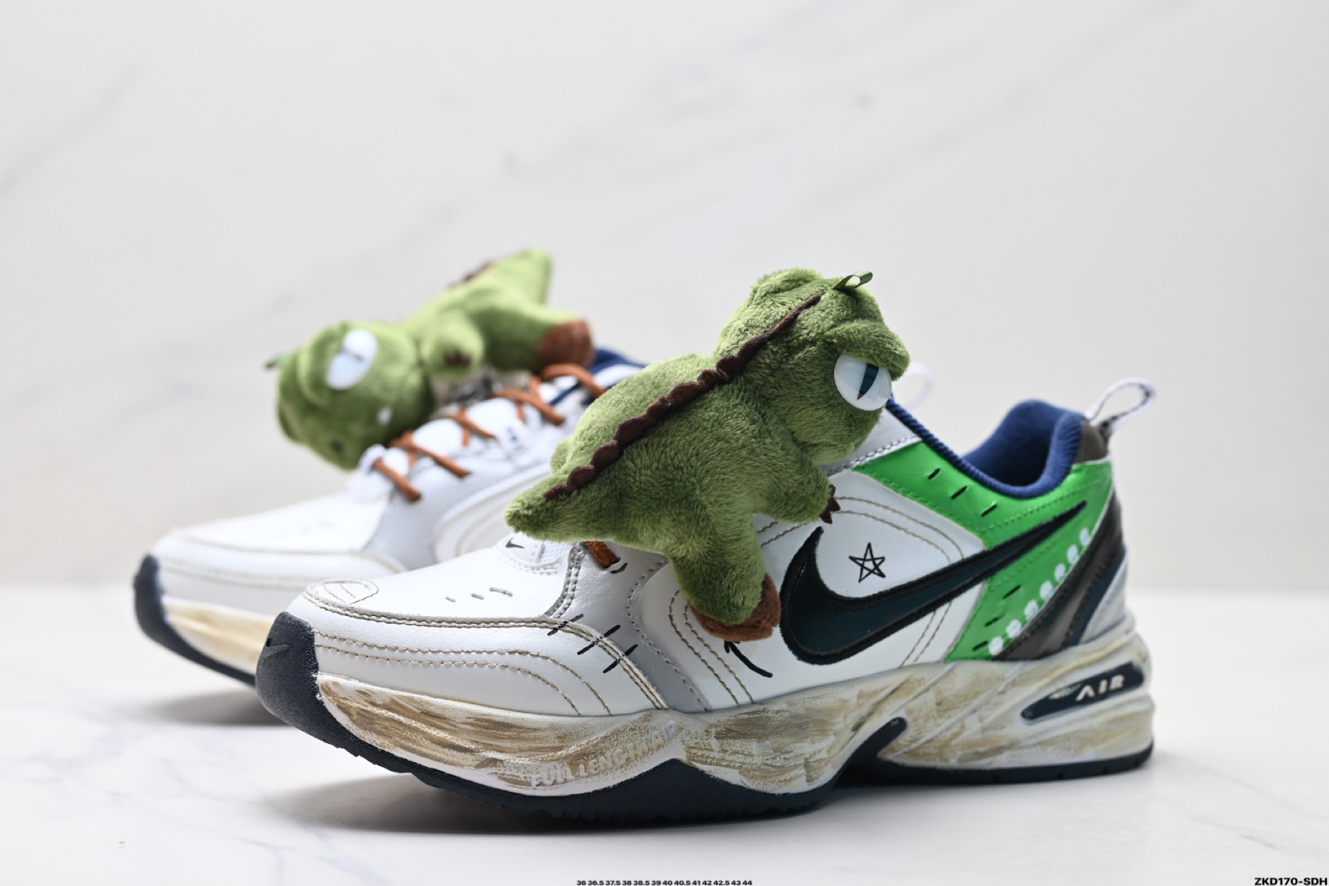 Nike M2K ‘DIY’定制 Tekno耐克复古潮流百搭休闲运动旅游老爹鞋 DD1391-100