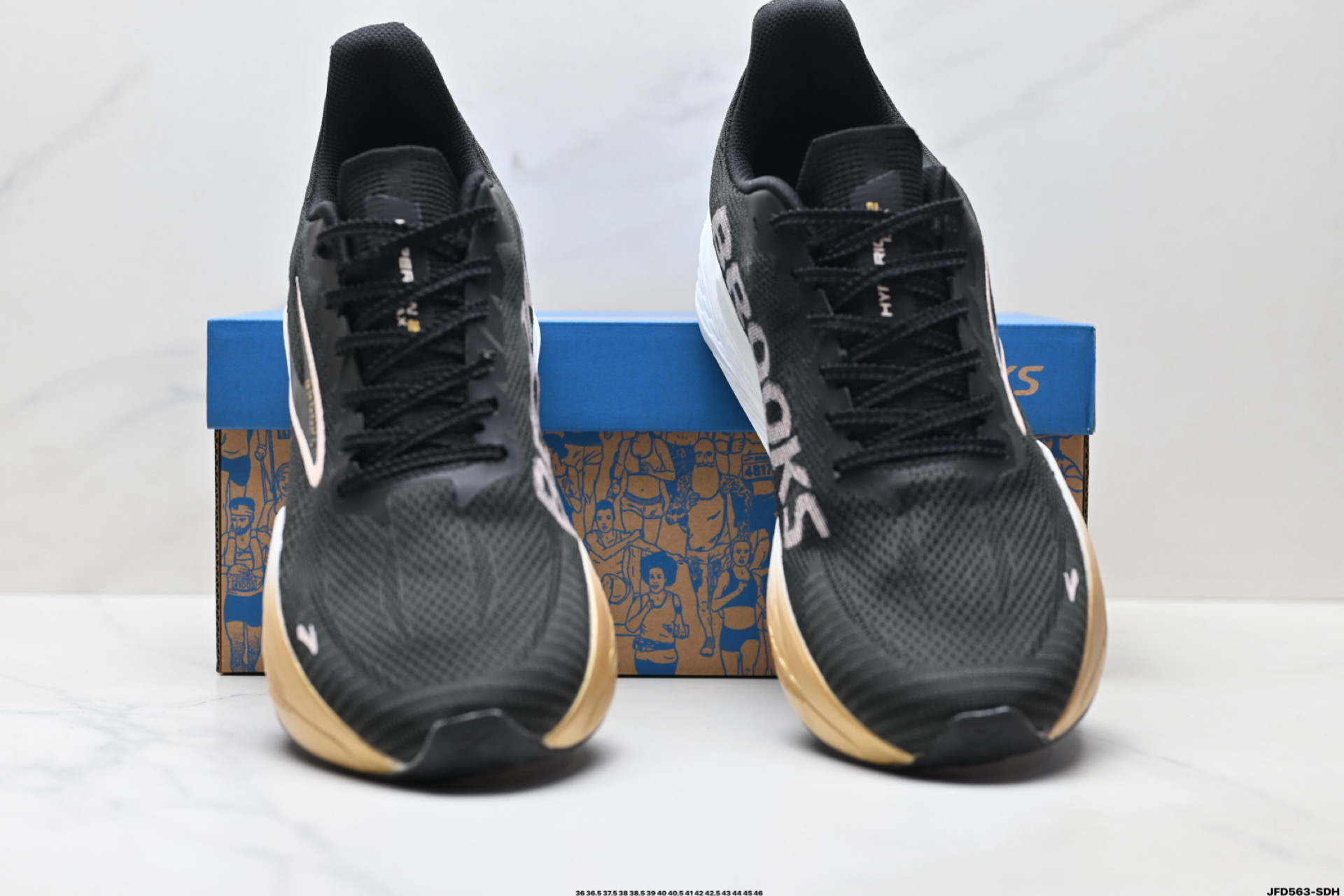 BROOKS布鲁克斯Hyperion Max 2 烈风2 减震竞速马拉松专业跑鞋 110434 1D 098