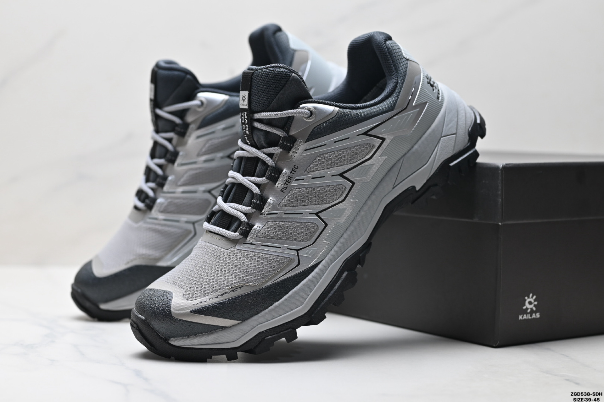 凯乐石KAIL远征5 FLT 舒适简约经典登山 防滑耐磨防水 低帮 徒步鞋  KKS251