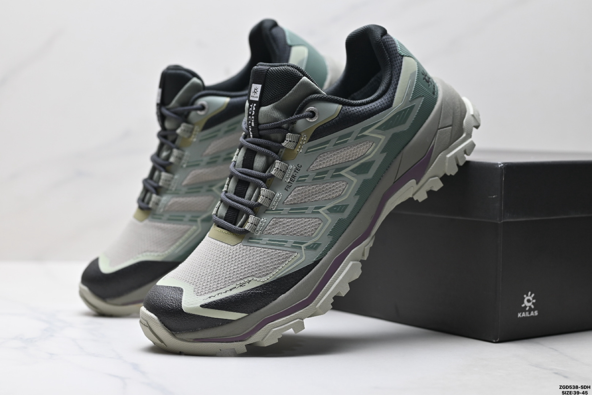 凯乐石KAIL远征5 FLT 舒适简约经典登山 防滑耐磨防水 低帮 徒步鞋  KKS251