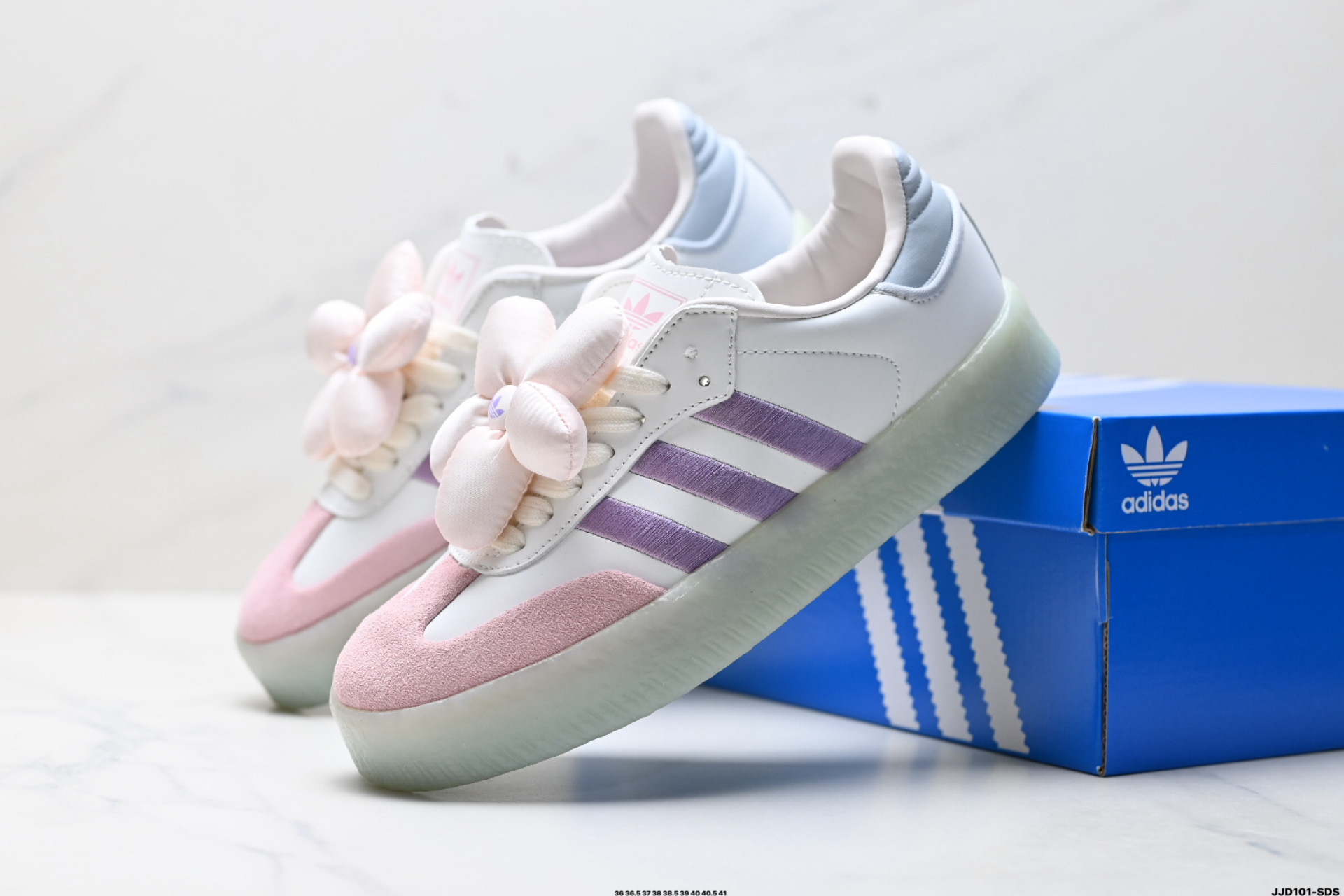 AdidOriginals Sambae 桑巴舞系列阿迪达斯 三叶草 绅士德训足球风百搭低帮休闲运动板鞋 JR3334