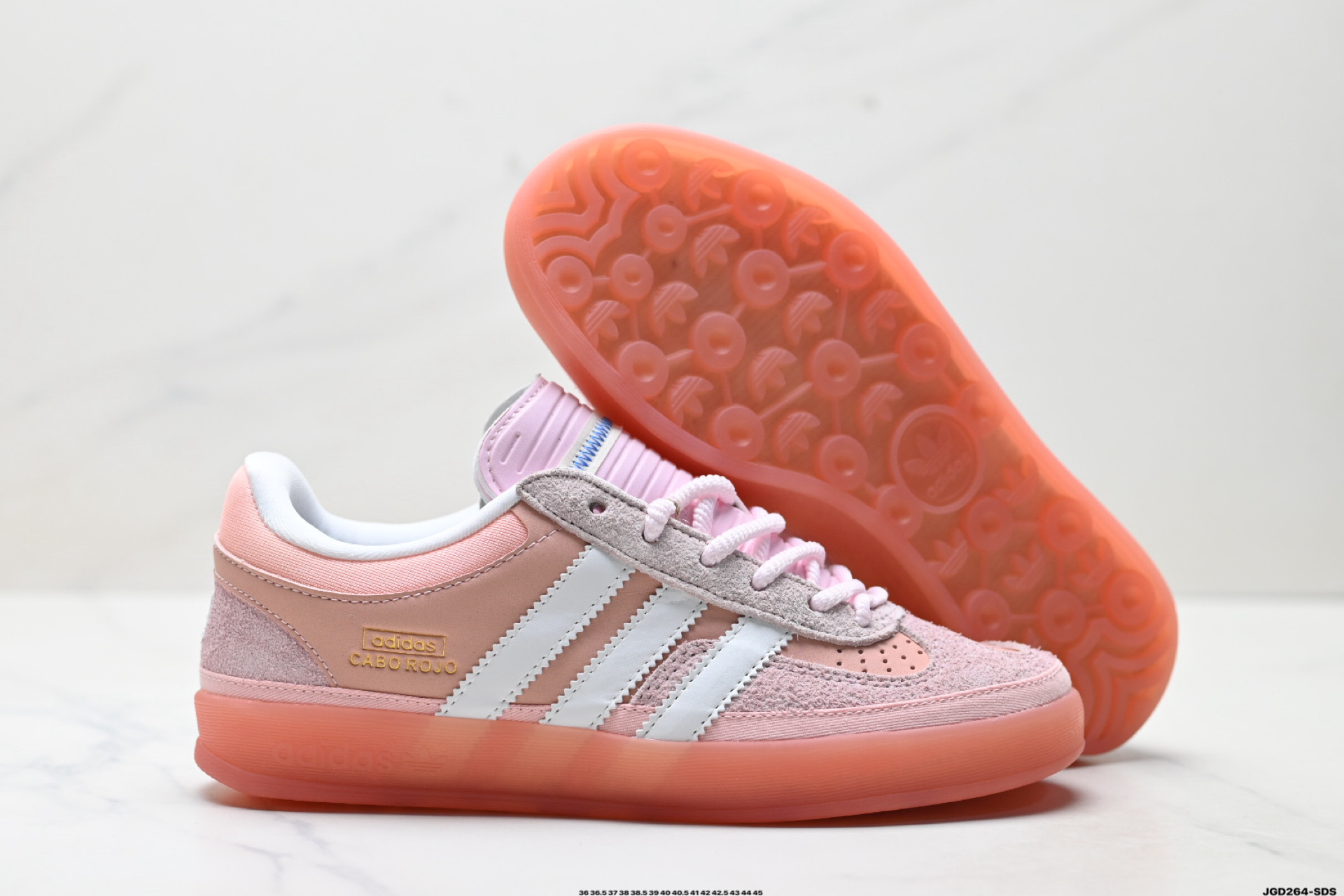 Bad Bunny x AdidOriginals Gazelle INdoor 三叶草休闲防滑耐磨低帮板鞋  JS5052-莆田鞋,莆田鞋货源,高仿鞋,高仿鞋货源,安福档口,莆田高仿鞋,莆田鞋批发,高仿鞋批发,莆田高仿运动鞋,高仿运动鞋,莆田运动鞋 Bad Bunny x AdidOriginals Gazelle INdoor 三叶草休闲防滑耐磨低帮板鞋  JS5052