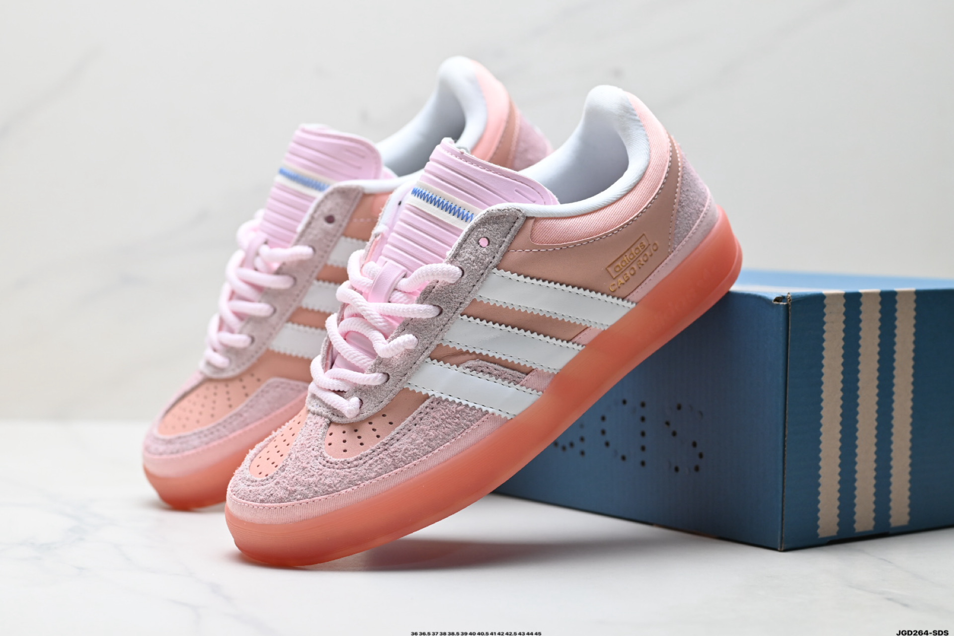 Bad Bunny x AdidOriginals Gazelle INdoor 三叶草休闲防滑耐磨低帮板鞋  JS5052-莆田鞋,莆田鞋货源,高仿鞋,高仿鞋货源,安福档口,莆田高仿鞋,莆田鞋批发,高仿鞋批发,莆田高仿运动鞋,高仿运动鞋,莆田运动鞋 Bad Bunny x AdidOriginals Gazelle INdoor 三叶草休闲防滑耐磨低帮板鞋  JS5052