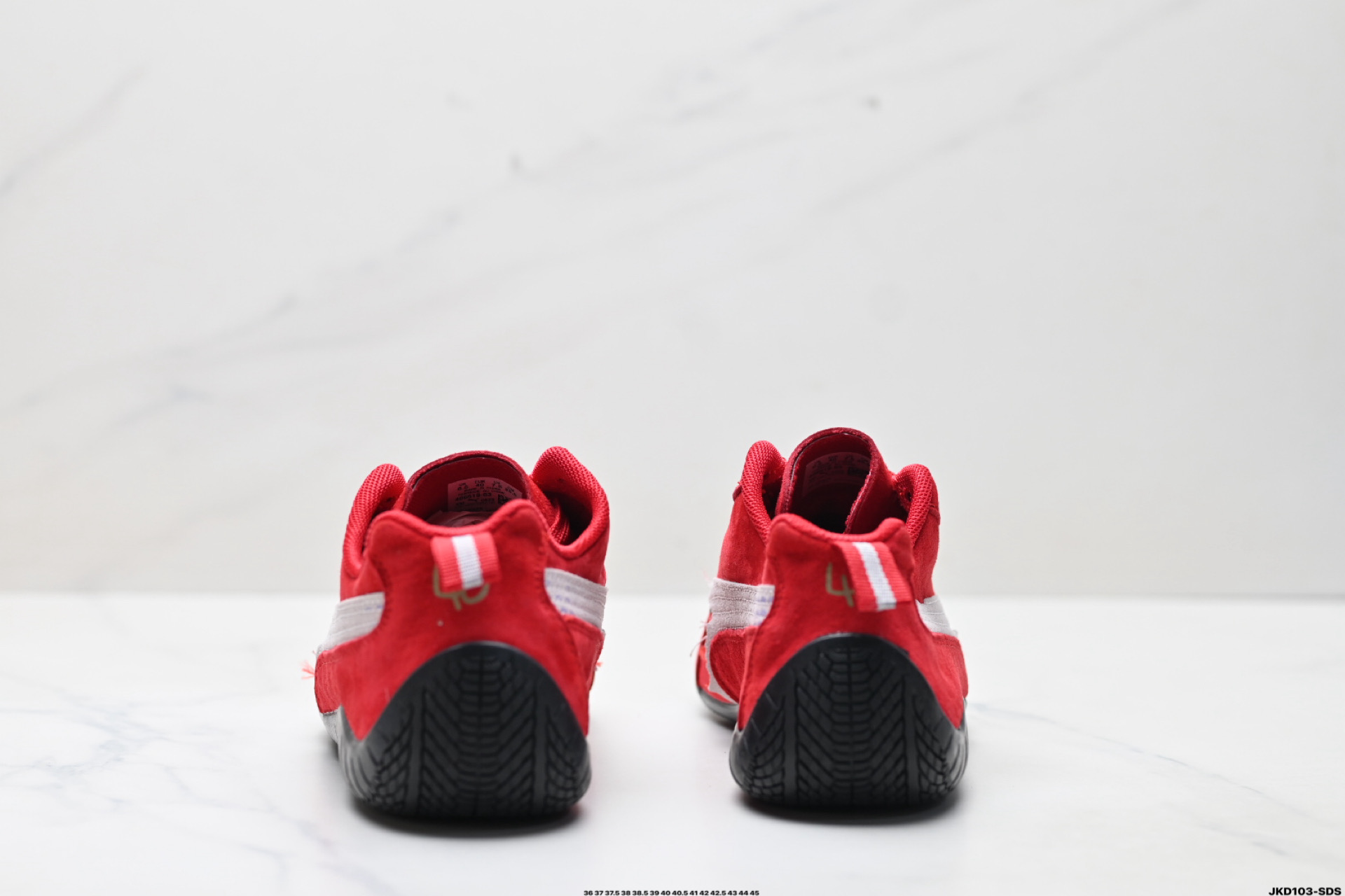 170 PUMA 彪马 x Balenciaga巴黎世家 Speedcat 系列 薄底鞋 牛皮绒面革 圆头做旧磨损 低帮 生活休闲鞋  406519-03