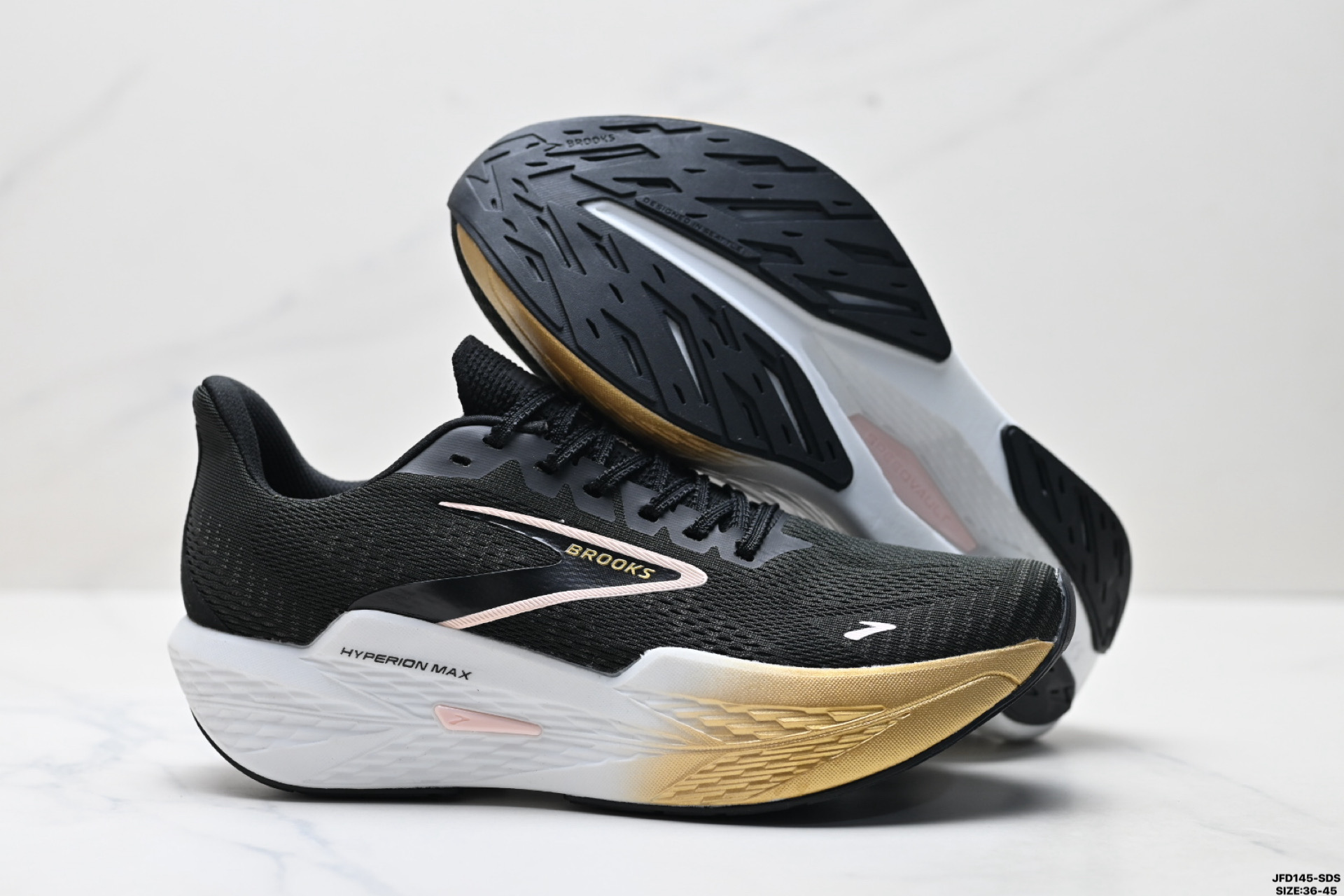 BROOKS布鲁克斯Hyperion Max 2 烈风2 减震竞速马拉松专业跑鞋 110434 1D 098