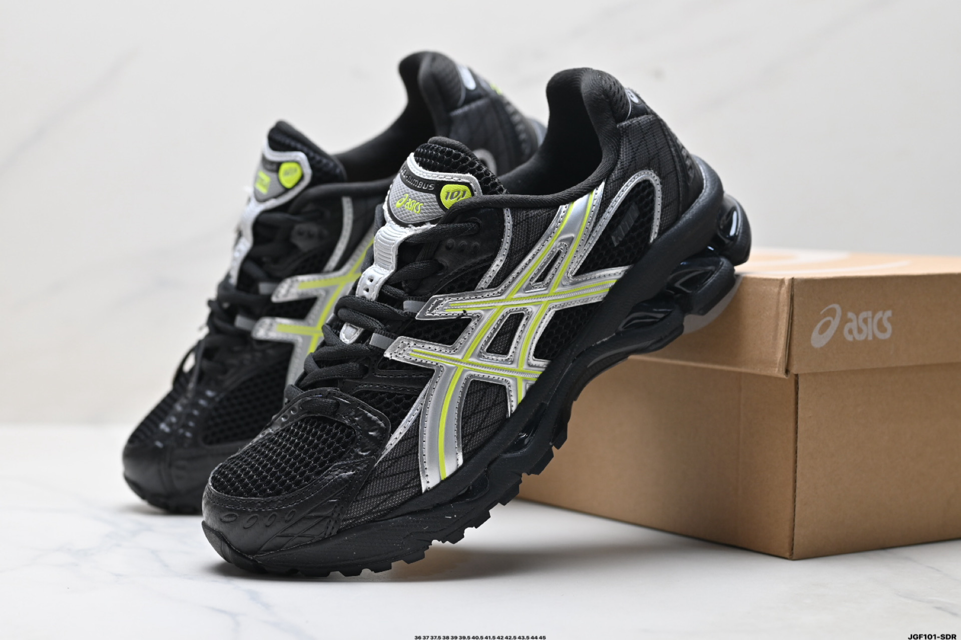 195 Asics GEL-Nimbus 10.1 亚瑟士 复古先锋 潮流 拼接耐磨 低帮休闲跑步鞋 1203A844-001