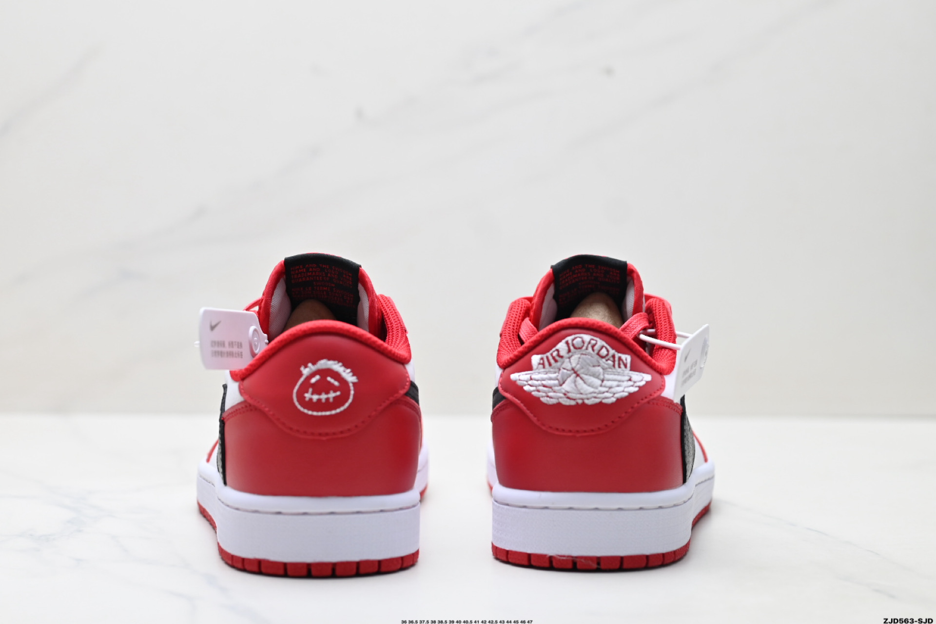 250 Nike Air Jordan 1 x Travis Scott AJ1倒勾 乔一倒钩 耐克 低帮文化篮球鞋  DM7866-101