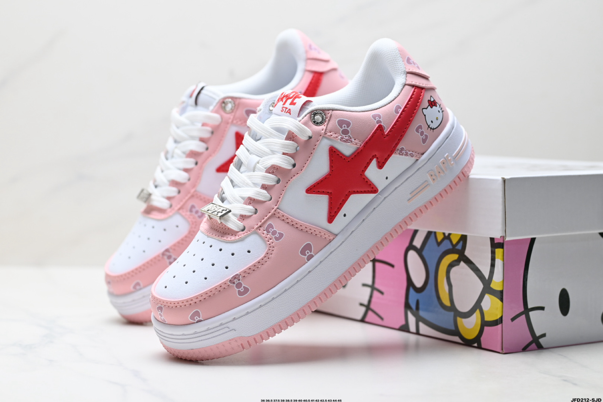 A BATHING APE STA ”Pastel Color” 皮革 休闲舒适低帮 时尚板鞋