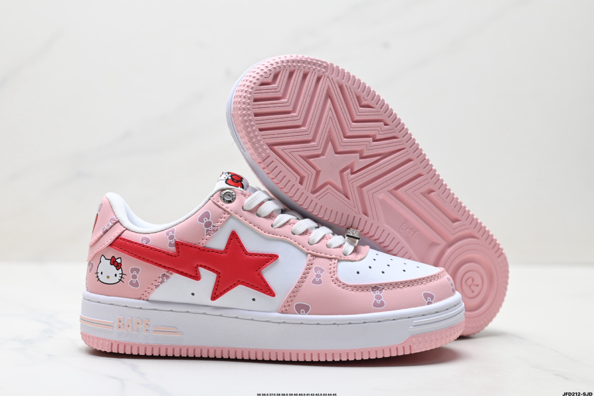 A BATHING APE STA ”Pastel Color” 皮革 休闲舒适低帮 时尚板鞋