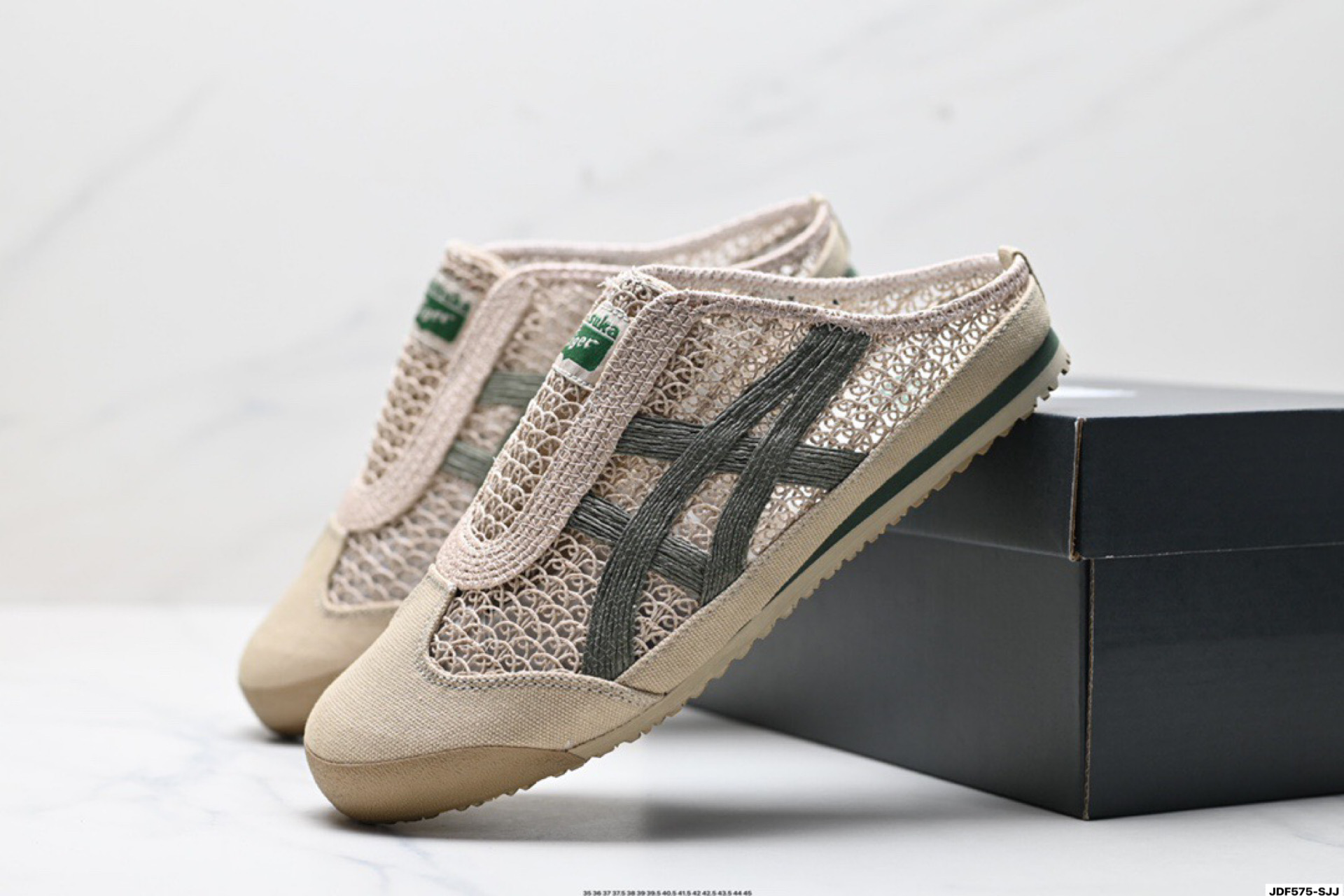135 Onitsuka Tiger 鬼塚虎 MEXICO 66 SABOT半拖 透气轻便 低帮 生活休闲鞋  DL408-1785