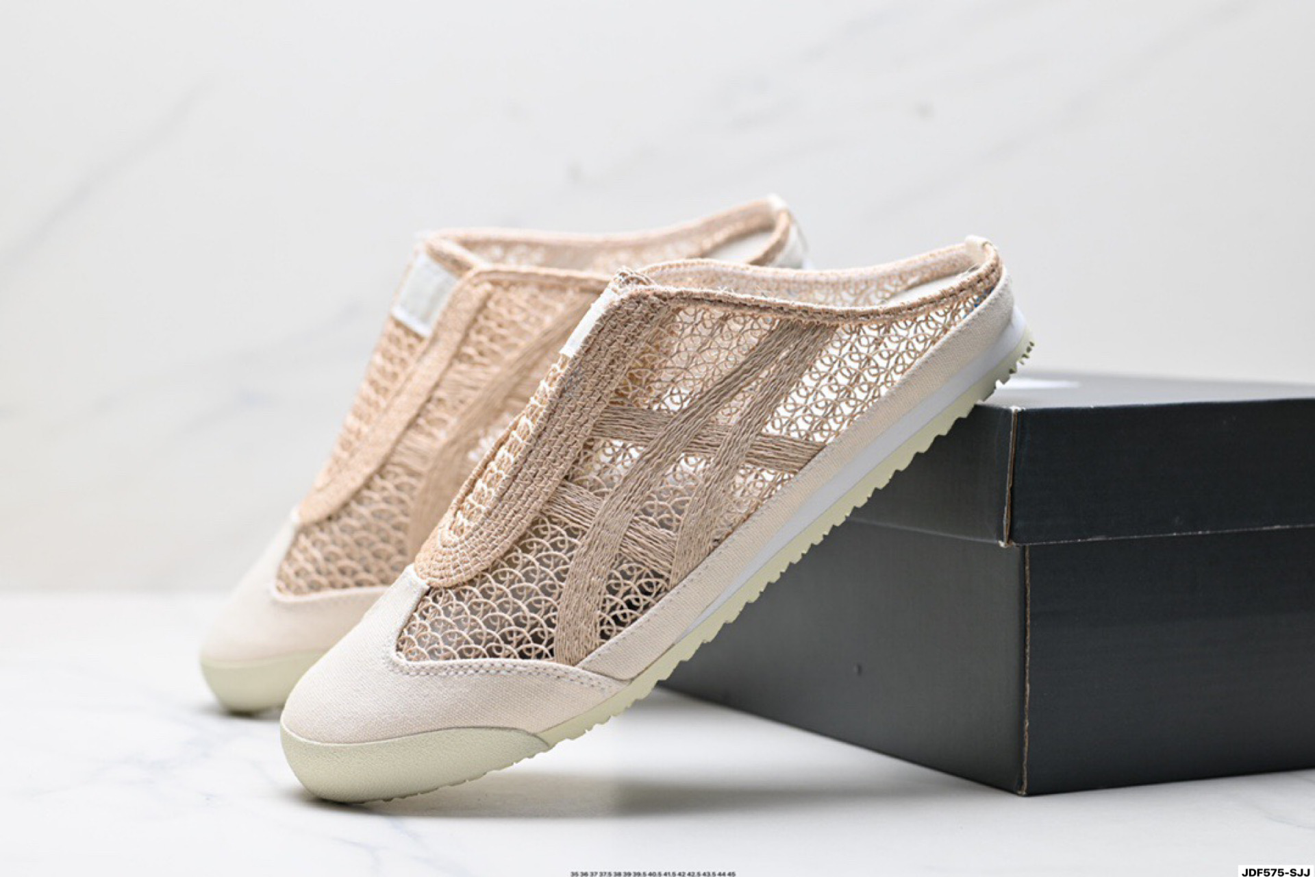 135 Onitsuka Tiger 鬼塚虎 MEXICO 66 SABOT半拖 透气轻便 低帮 生活休闲鞋  DL408-1785