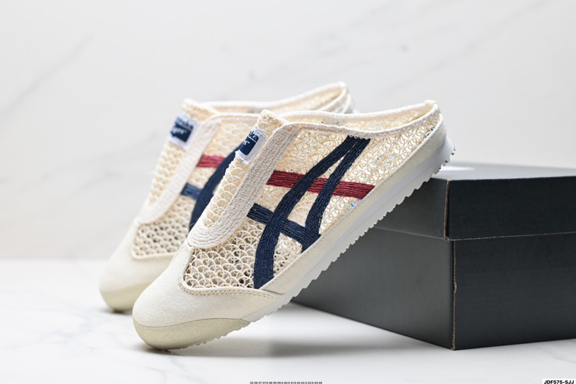 135 Onitsuka Tiger 鬼塚虎 MEXICO 66 SABOT半拖 透气轻便 低帮 生活休闲鞋  DL408-1785