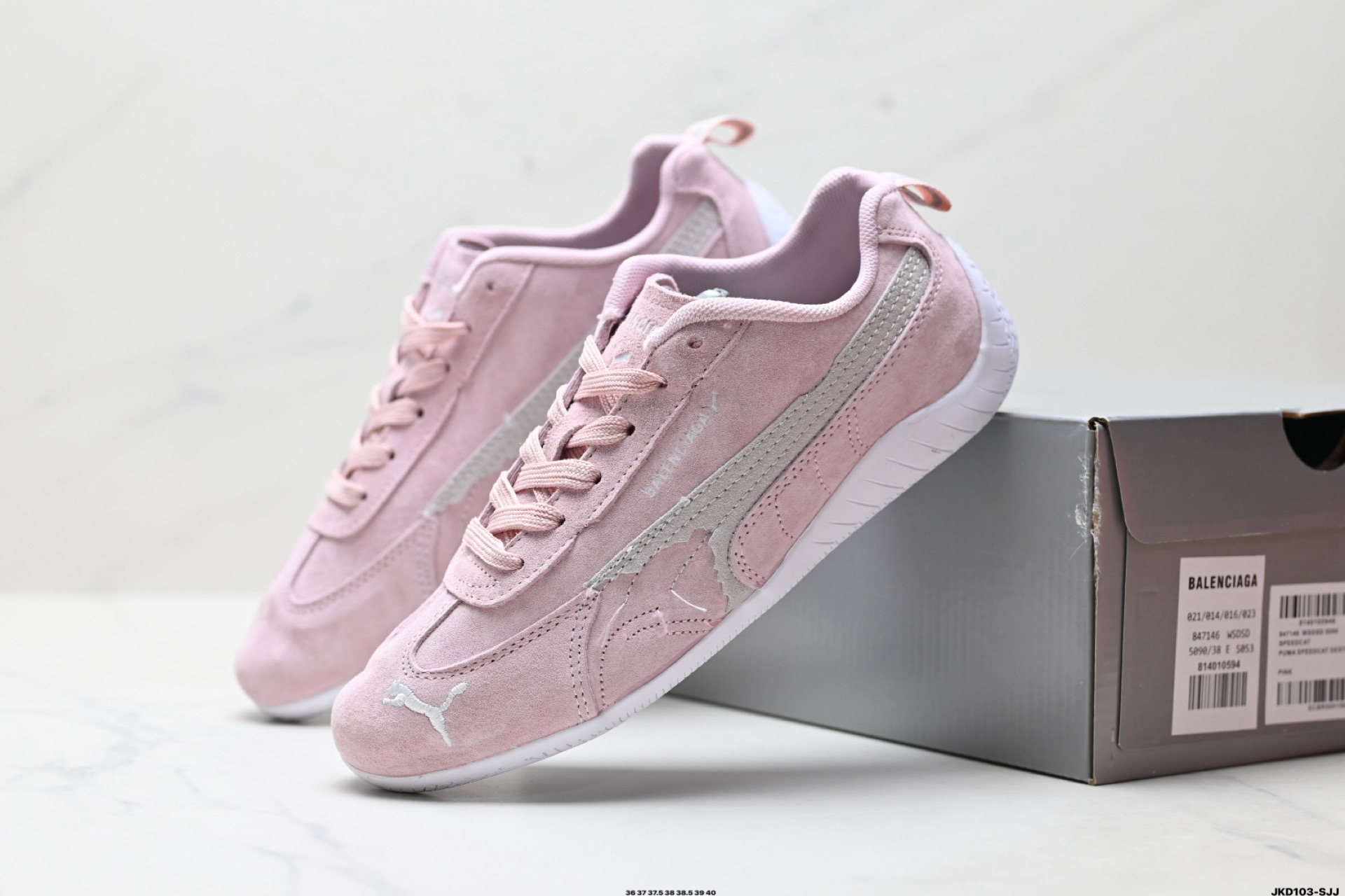 170 PUMA 彪马 x Balenciaga巴黎世家 Speedcat 系列 薄底鞋 406519-07