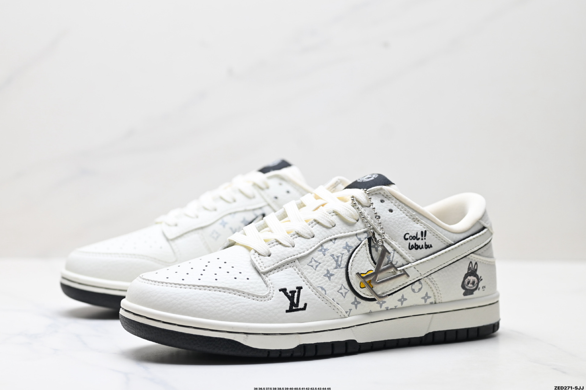 270 Nike Dunk Low Retro ‘DIY高端定制’耐克 低帮休闲运动板鞋  SC0601-455