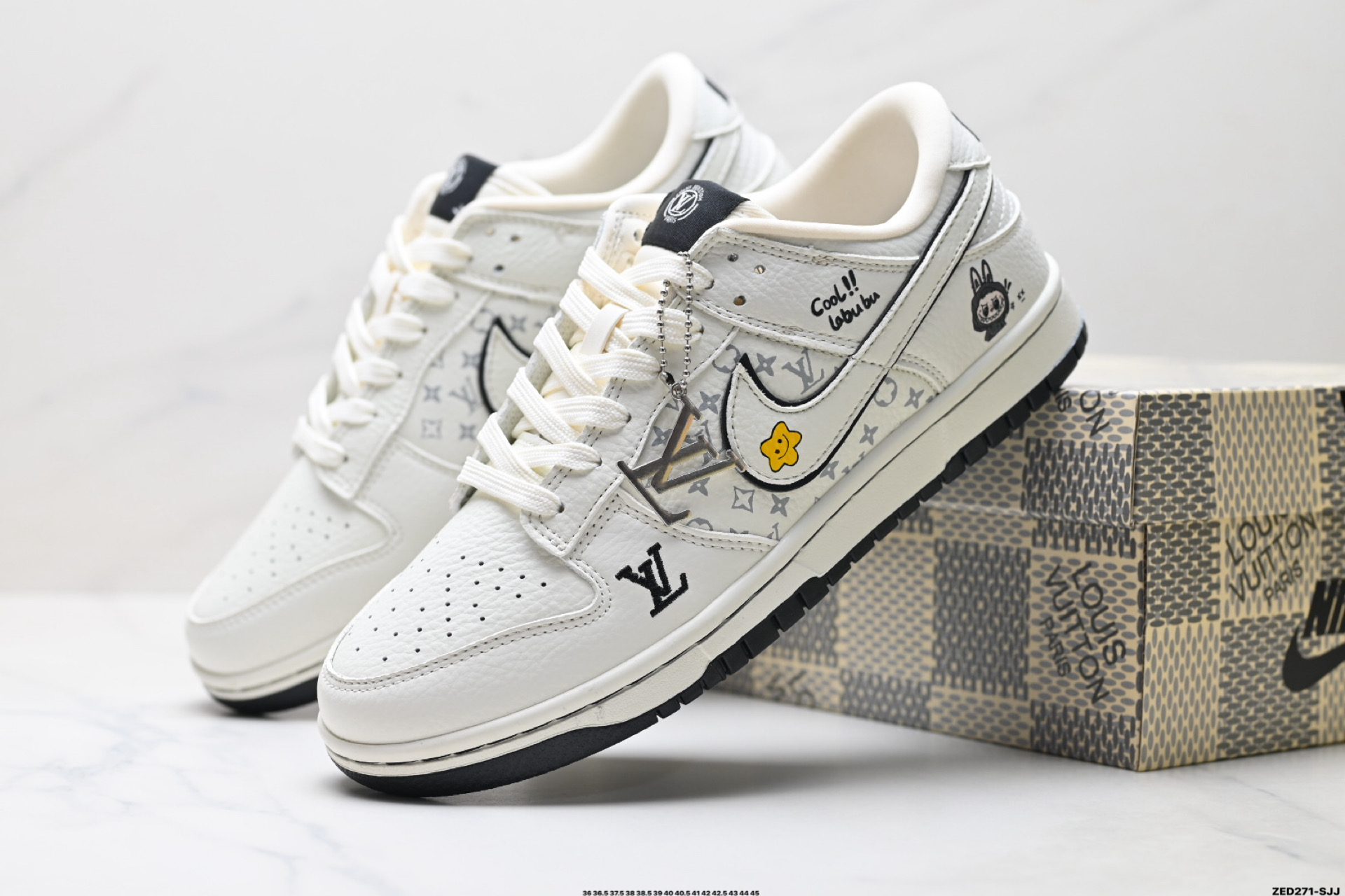 270 Nike Dunk Low Retro ‘DIY高端定制’耐克 低帮休闲运动板鞋  SC0601-455