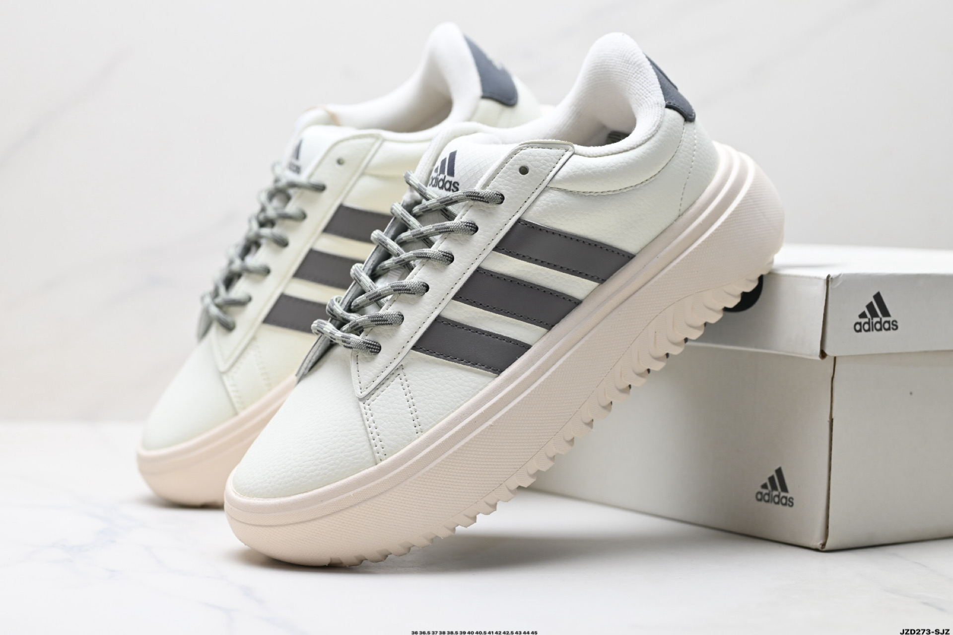 150 AdidGRAND COURTBEAT PLATFORM 阿迪达斯 休闲 耐磨 低帮 板鞋 IH2427