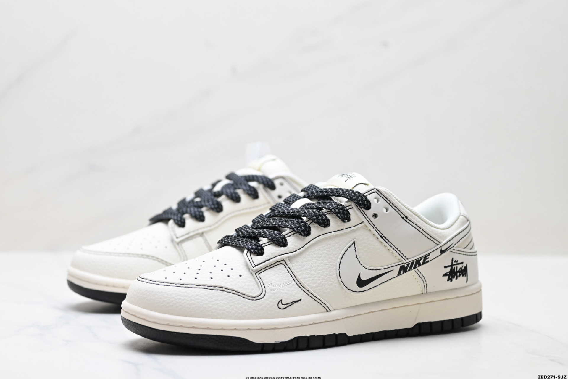 270 Nike Dunk Low Retro ‘DIY高端定制’耐克 低帮休闲运动板鞋  HH7518-096