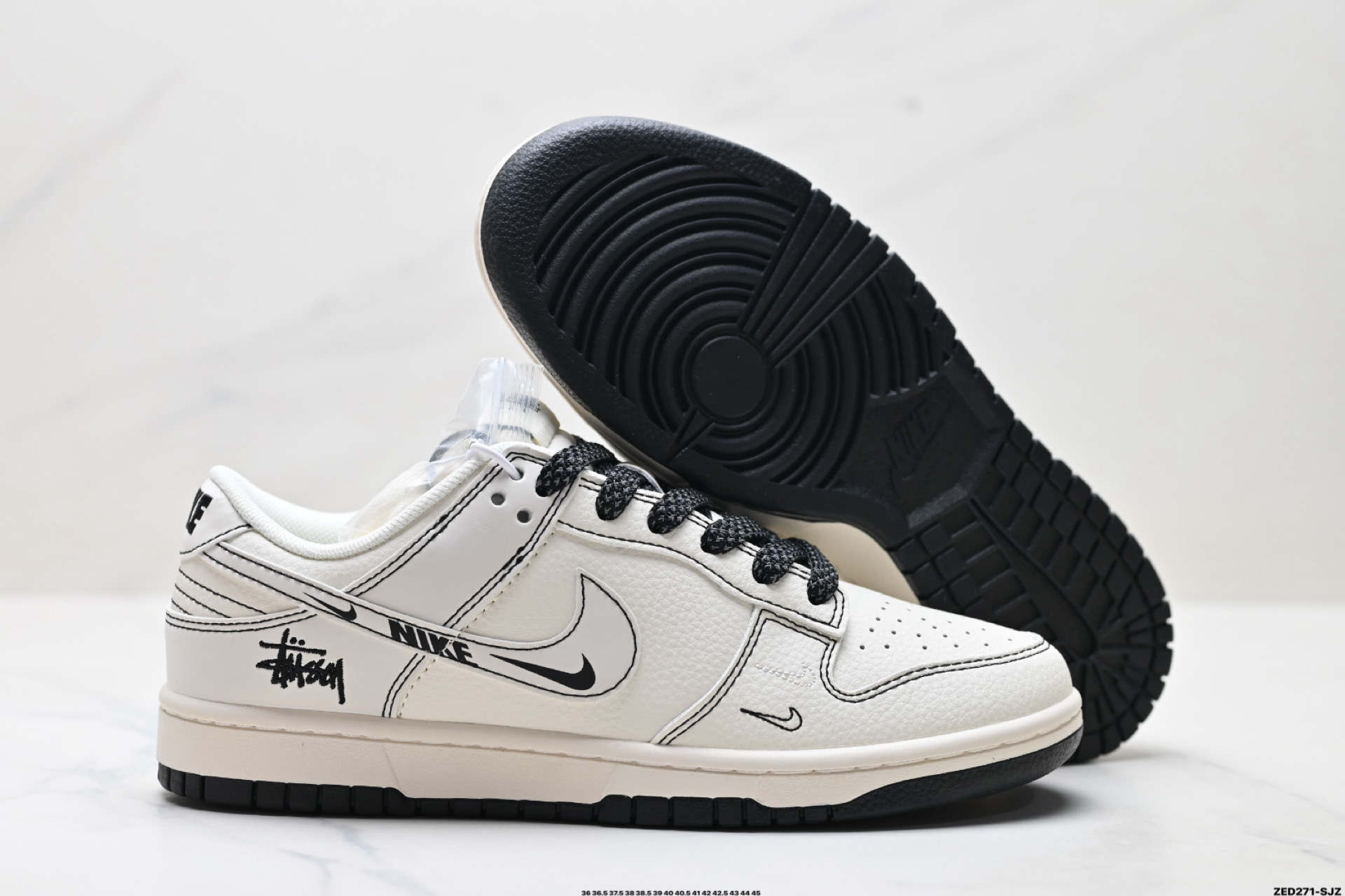 270 Nike Dunk Low Retro ‘DIY高端定制’耐克 低帮休闲运动板鞋  HH7518-096