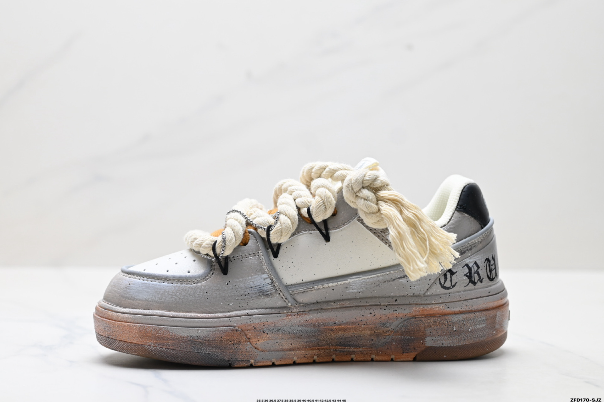 MLB Chunky Liner PU ‘DIY定制’ 简约时尚 百搭 包裹性保暖防滑防水减震 低帮 板鞋 3ASXCA12N