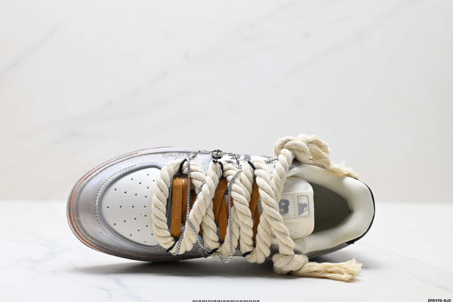 MLB Chunky Liner PU ‘DIY定制’ 简约时尚 百搭 包裹性保暖防滑防水减震 低帮 板鞋 3ASXCA12N