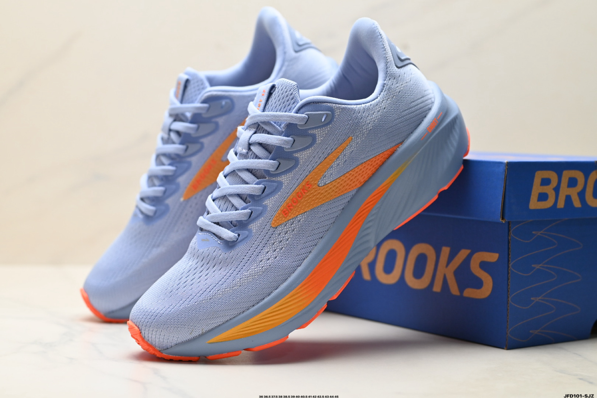 Brooks布鲁克斯 Ghost 17 网面时尚 网布耐磨透气 低帮 休闲跑步鞋 120431 1D 443