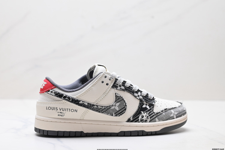 Nike Dunk Low Retro בעיצוב אישי - שילוב יוקרתי של נייקי ולואי ויטון 1 Nike Dunk Low Retro בעיצוב אישי – שילוב יוקרתי של נייקי ולואי ויטון