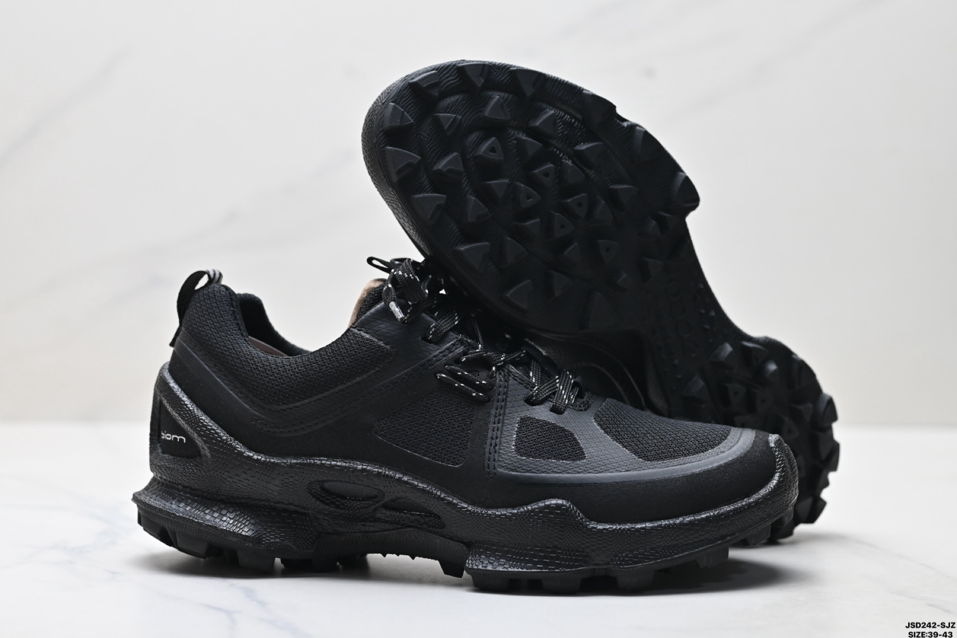 Ecco Biom C-Trail Zapatillas de Senderismo de Cuero para Hombre, Negras 6 i1754929984714 1598 0 4