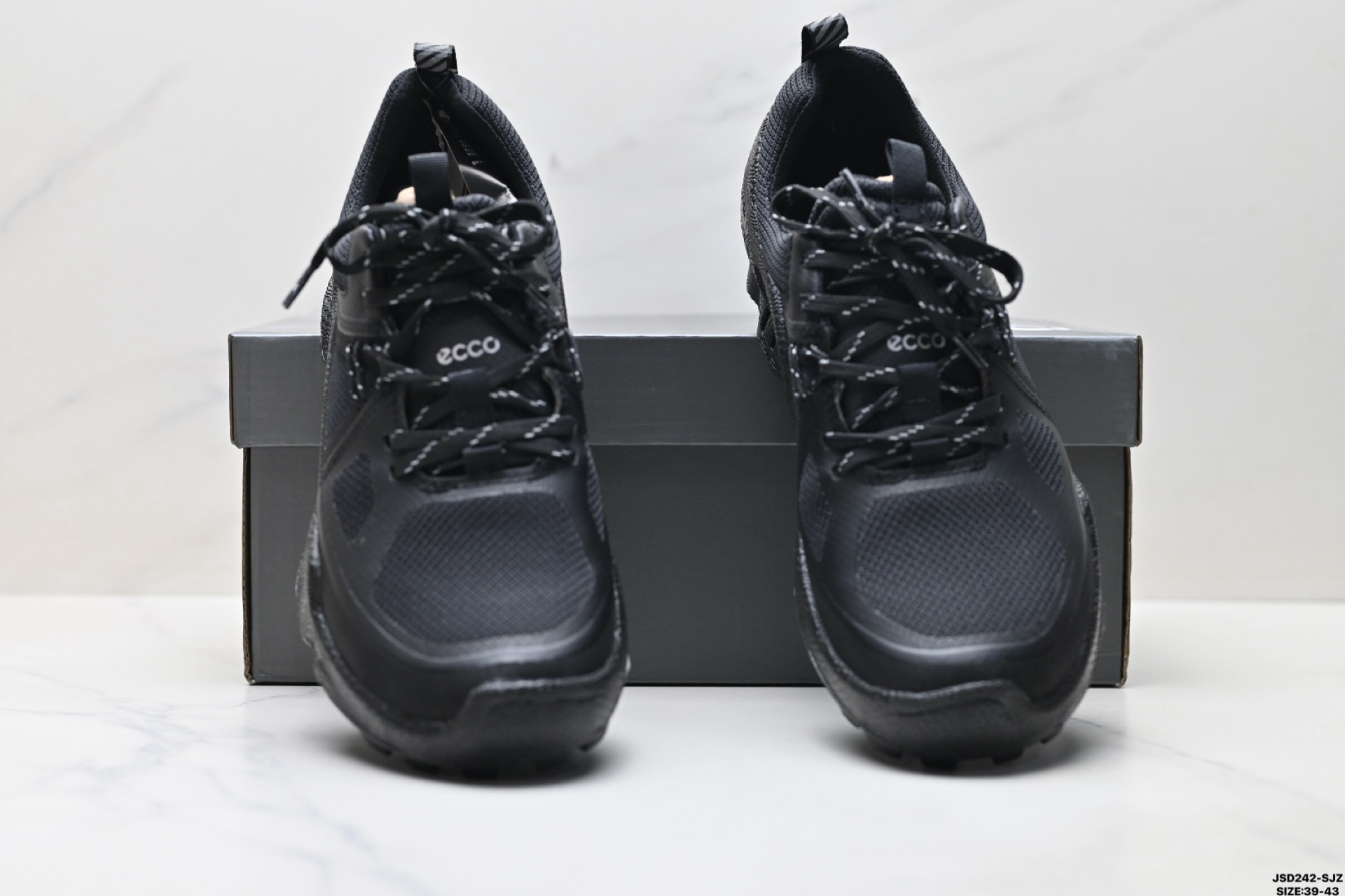 Ecco Biom C-Trail Zapatillas de Senderismo de Cuero para Hombre, Negras 8 i1754929985233 7650 0 6